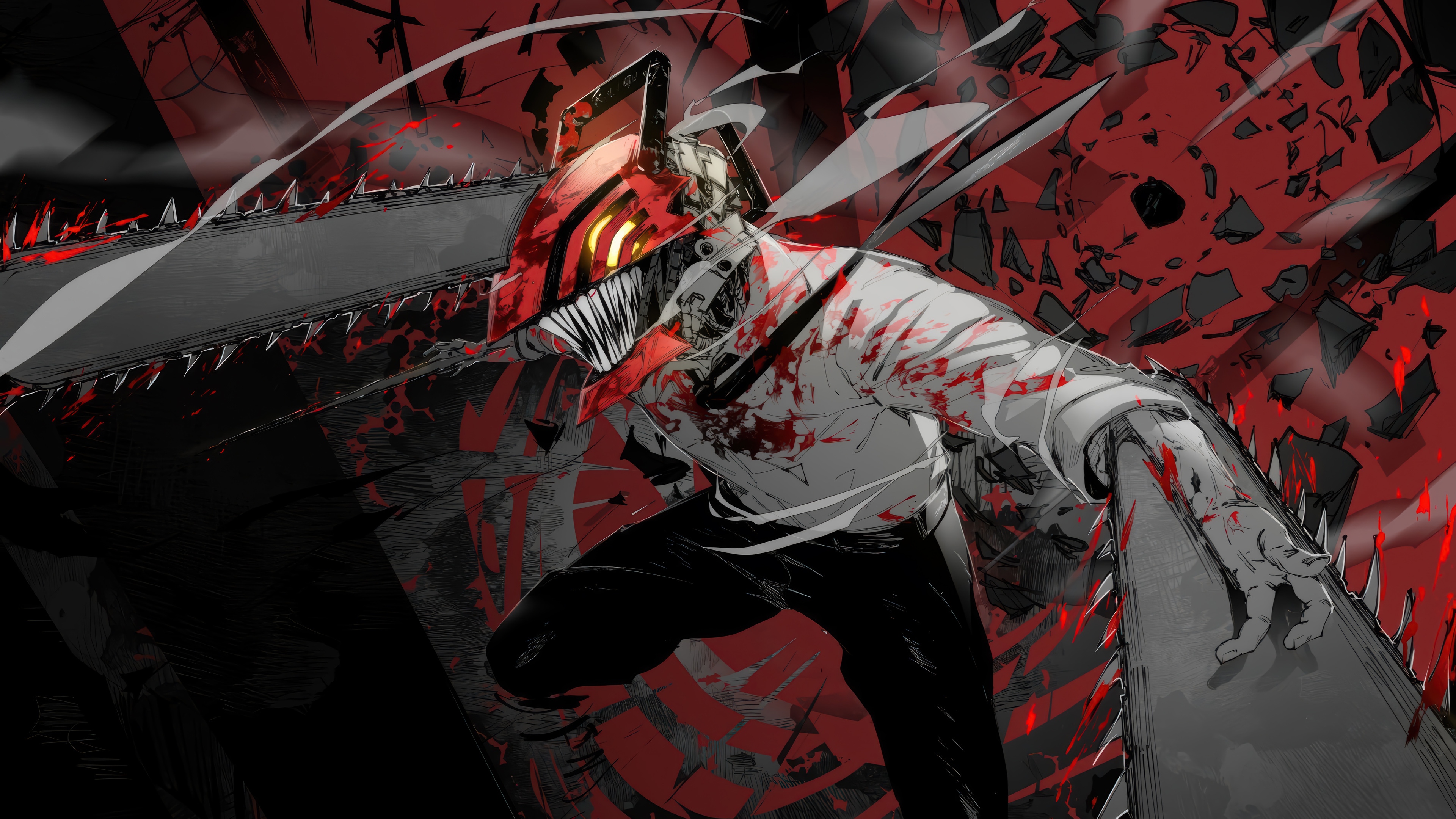 Denji from Chainsaw Man in 4K HD Wallpaper