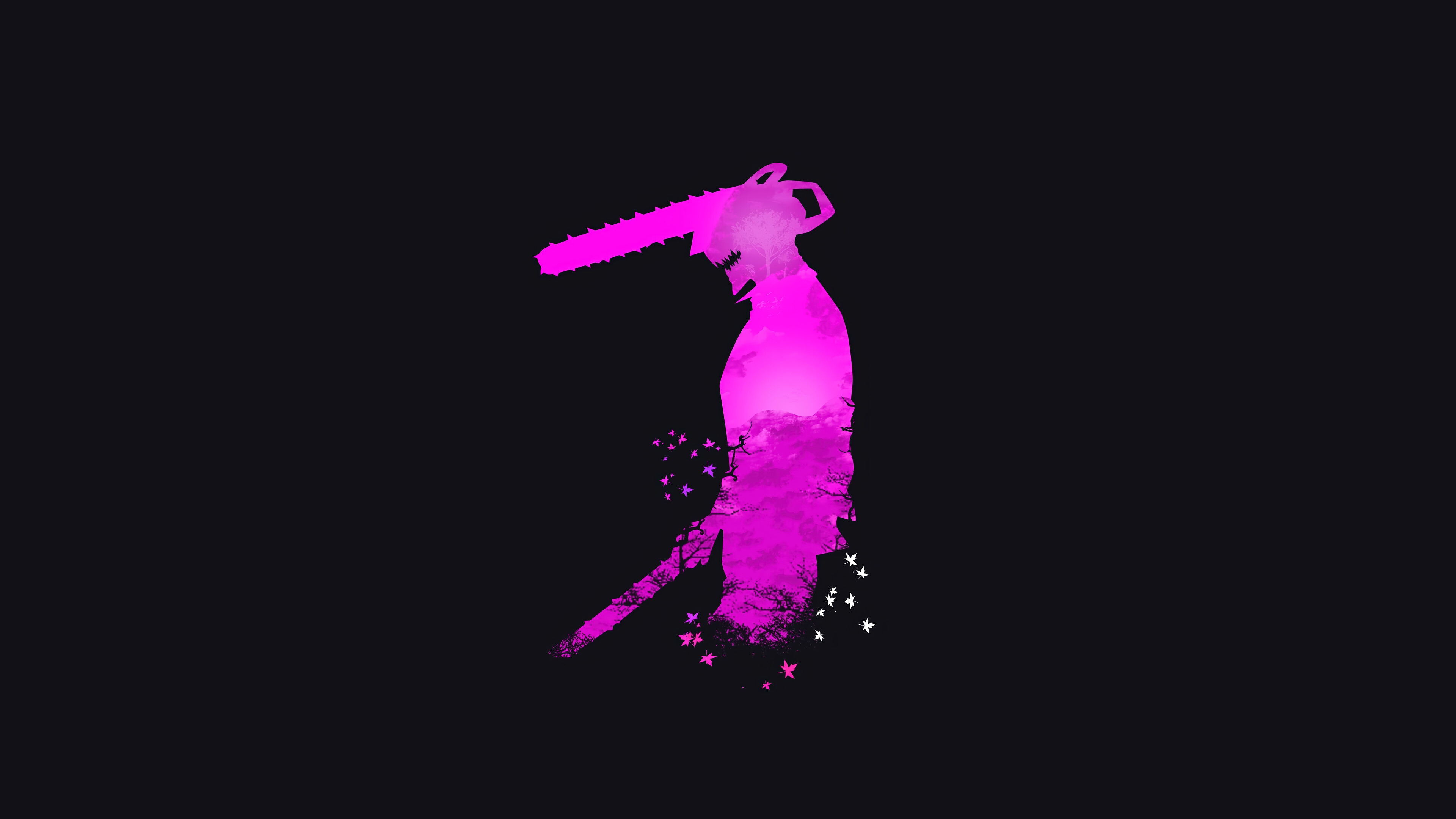 Chainsaw Man Denji Silhouette 4K HD Wallpaper