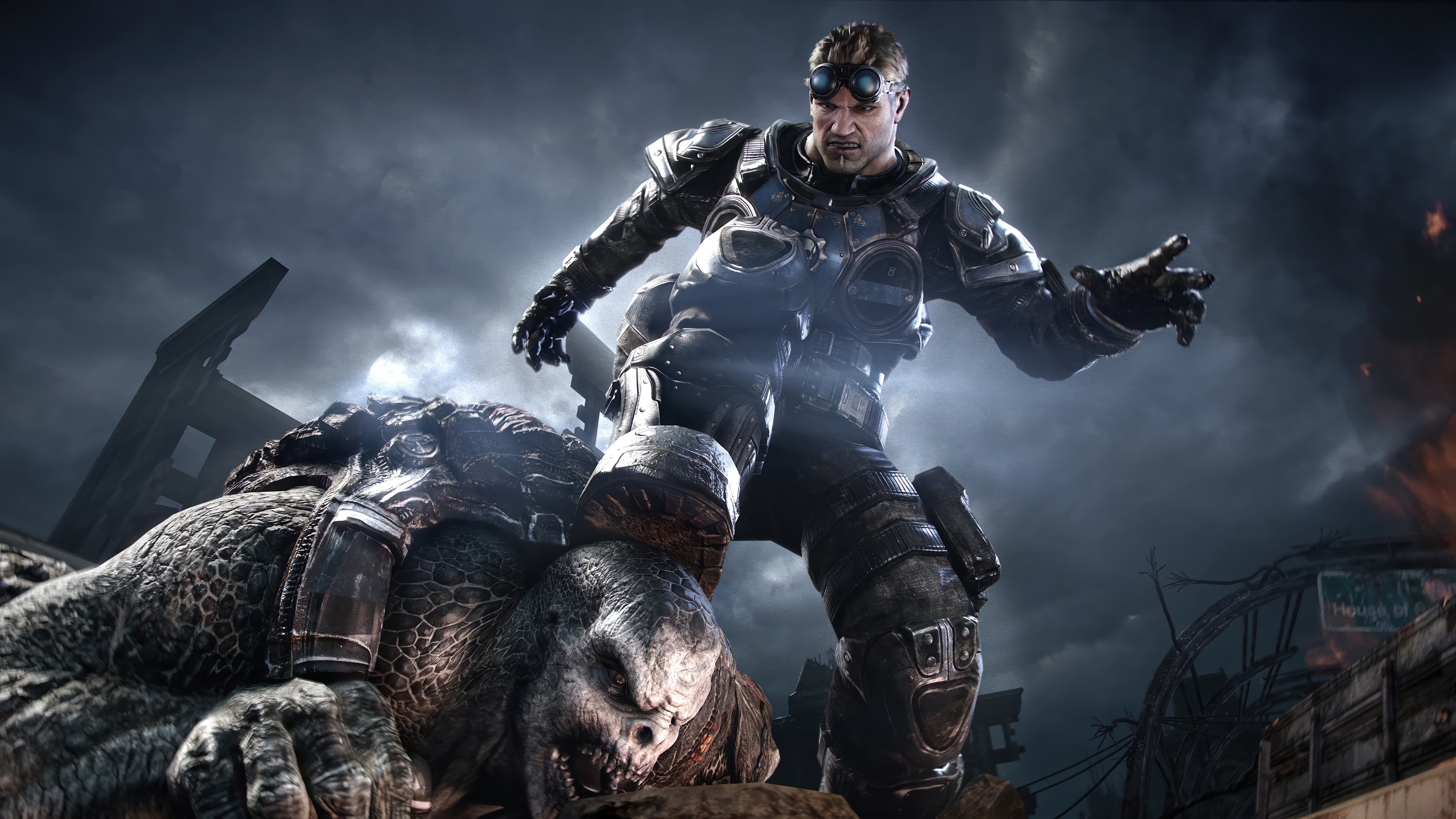 Gears of War: Reloaded Damon Baird 4K HD Wallpaper