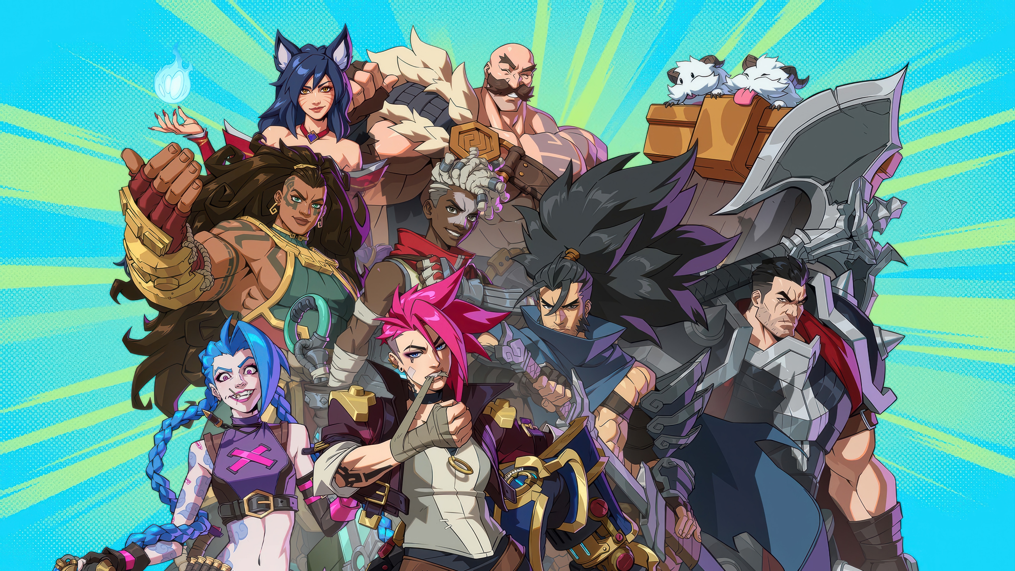 League of Legends Characters 4K HD Wallpaper