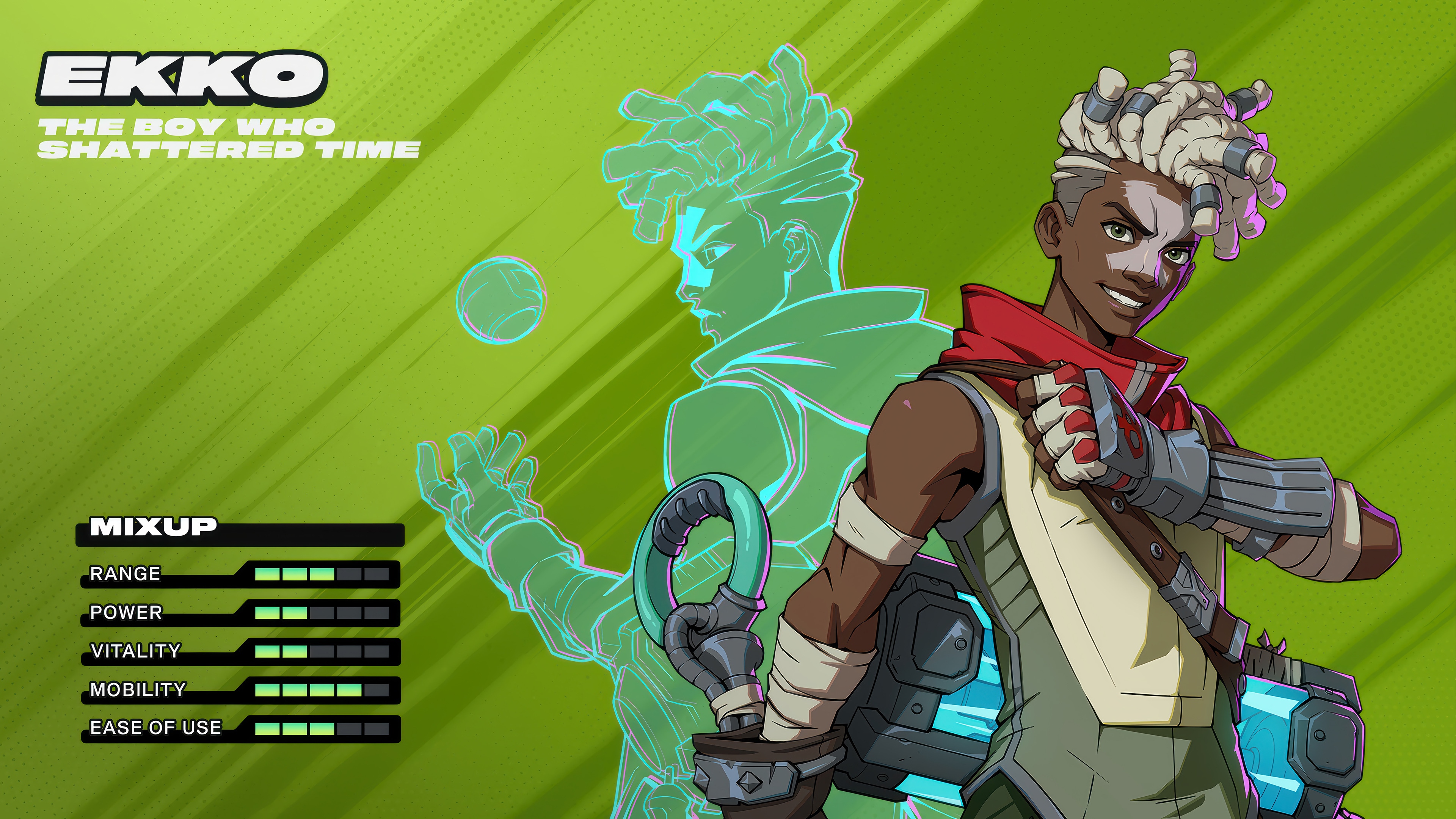 Ekko The Boy Who Shattered Time 4K HD Wallpaper
