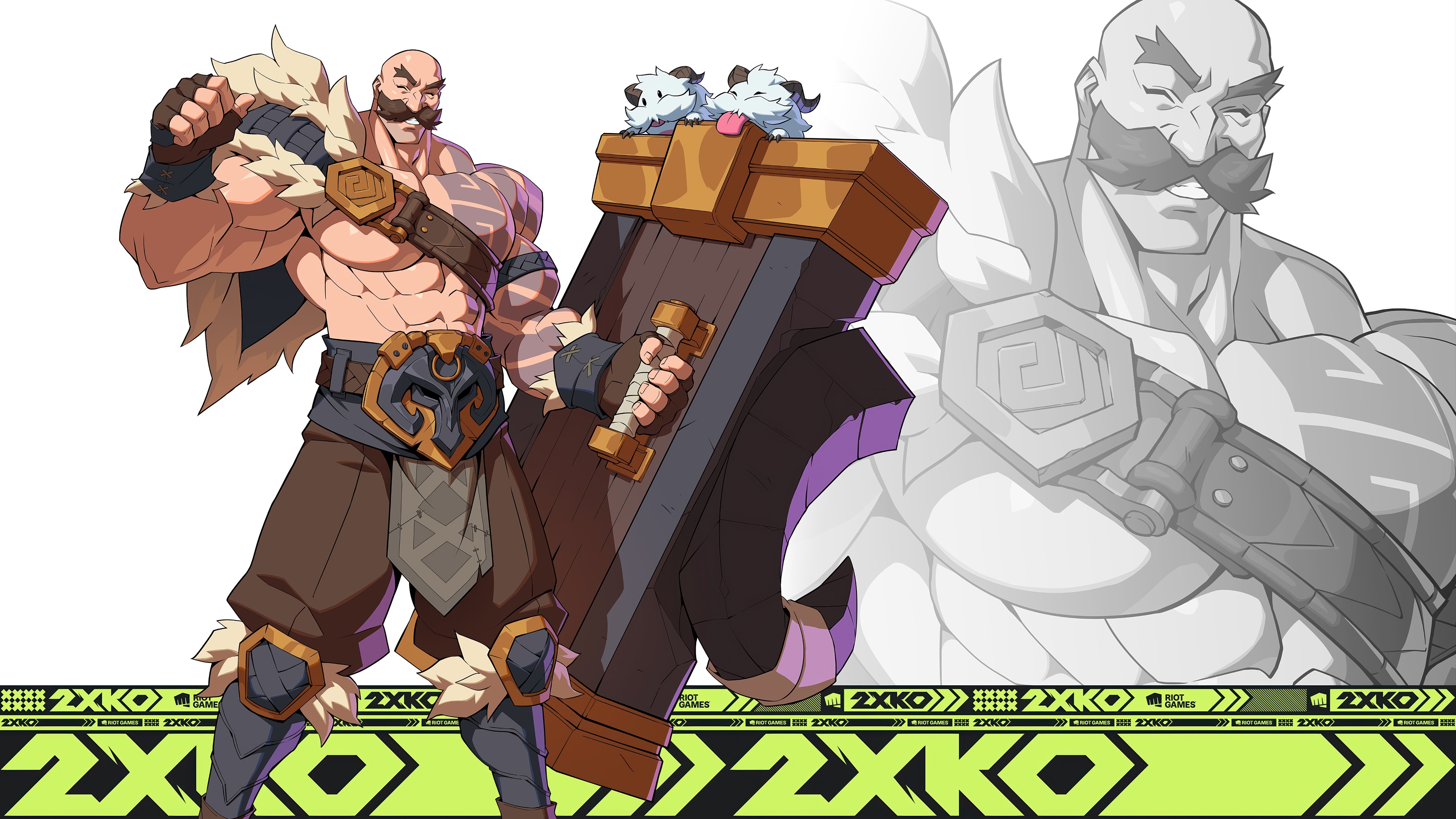 Braum from League of Legends in 2XKO HD Wallpaper