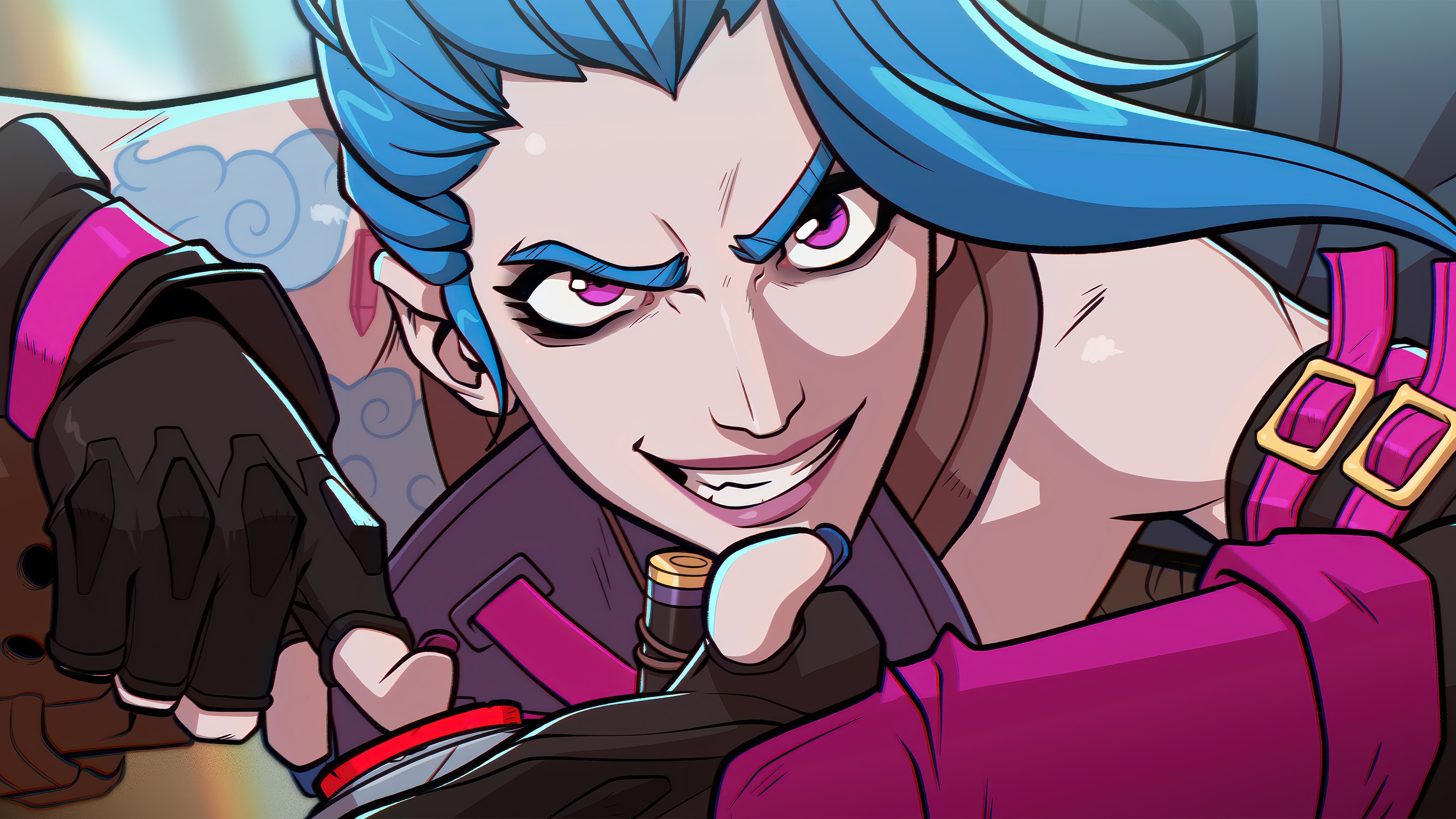 Jinx from League of Legends HD Wallpaper