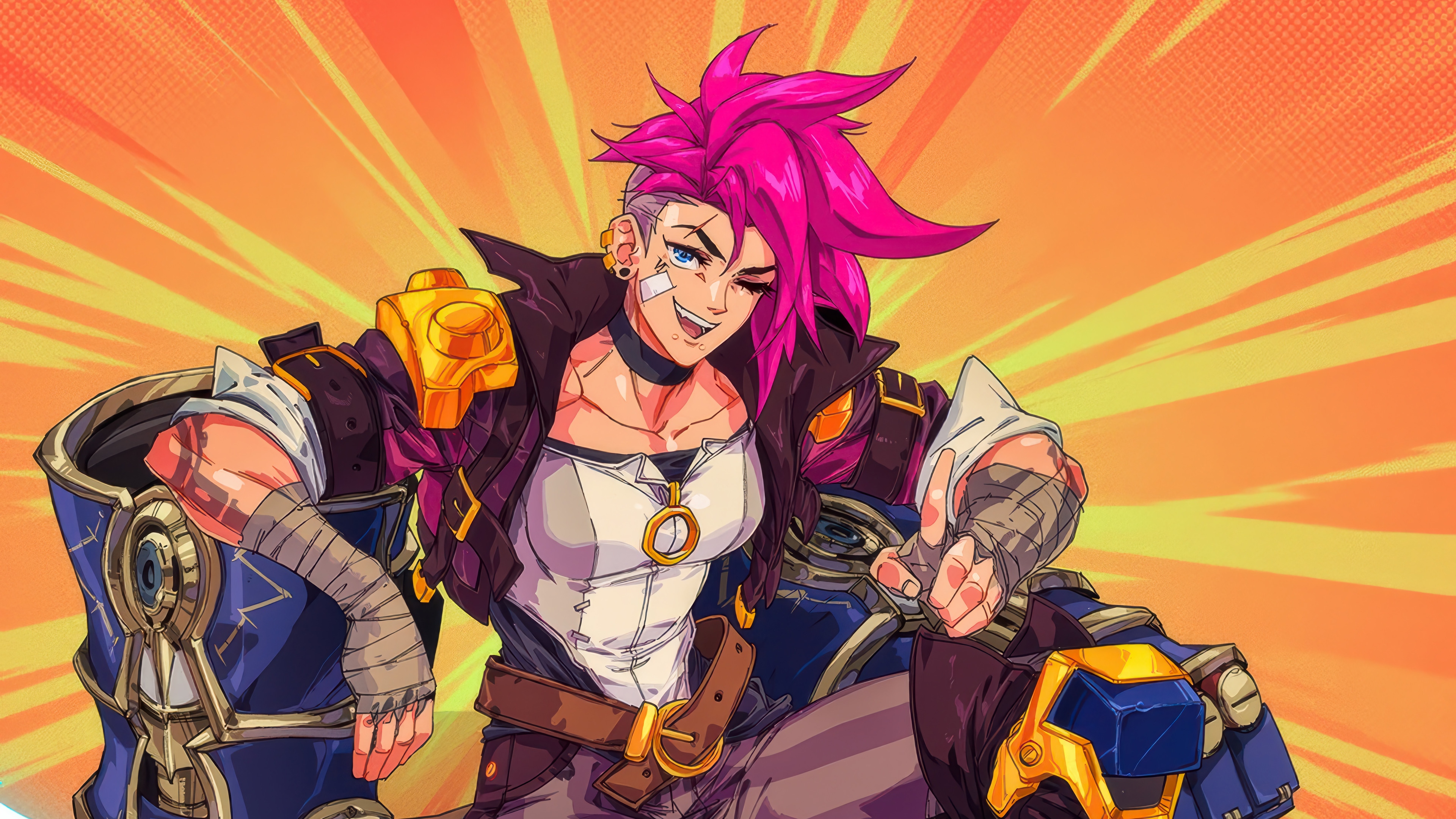 Vi from League of Legends 4K HD Wallpaper