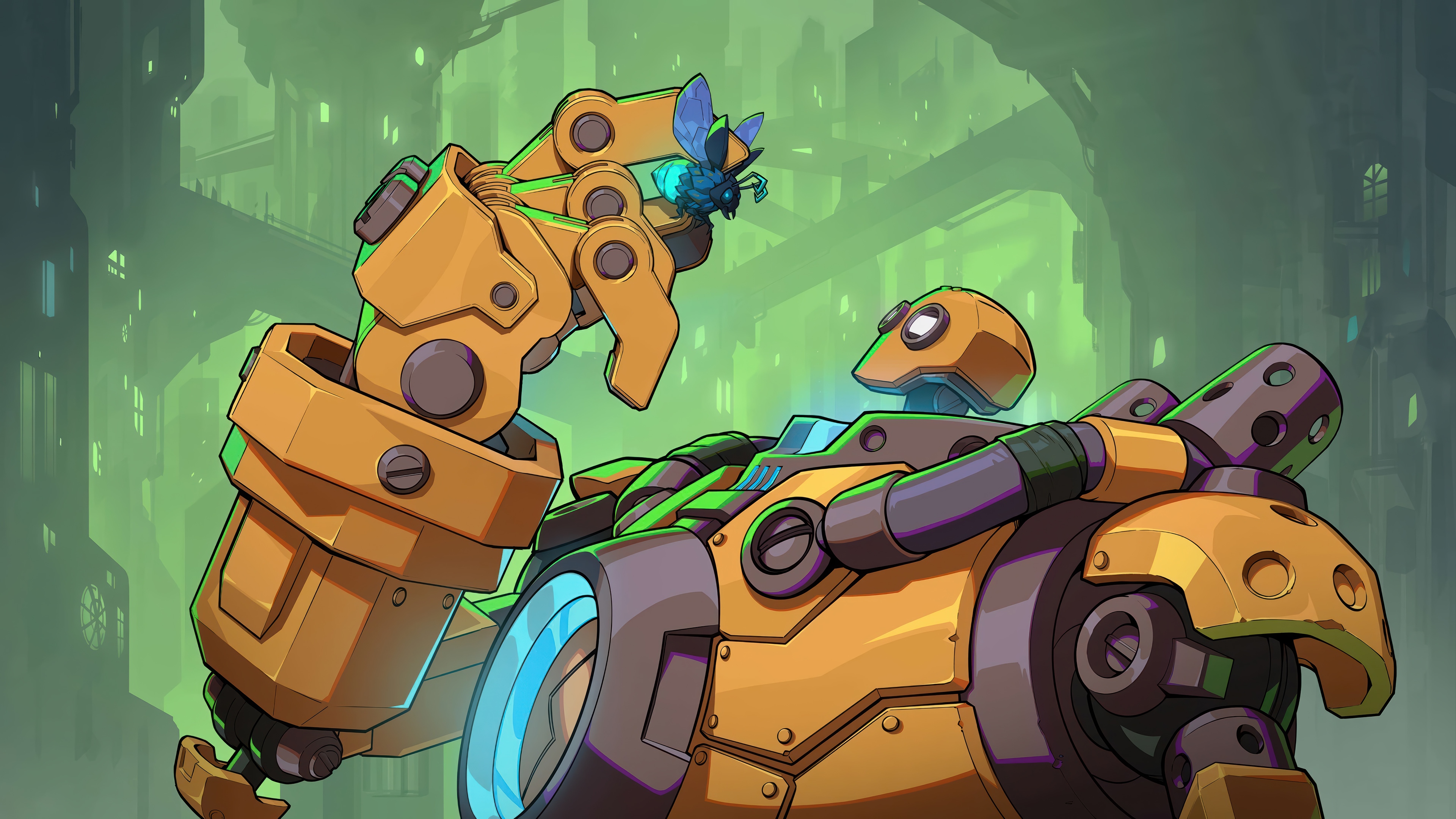 Blitzcrank from League of Legends 4K HD Wallpaper