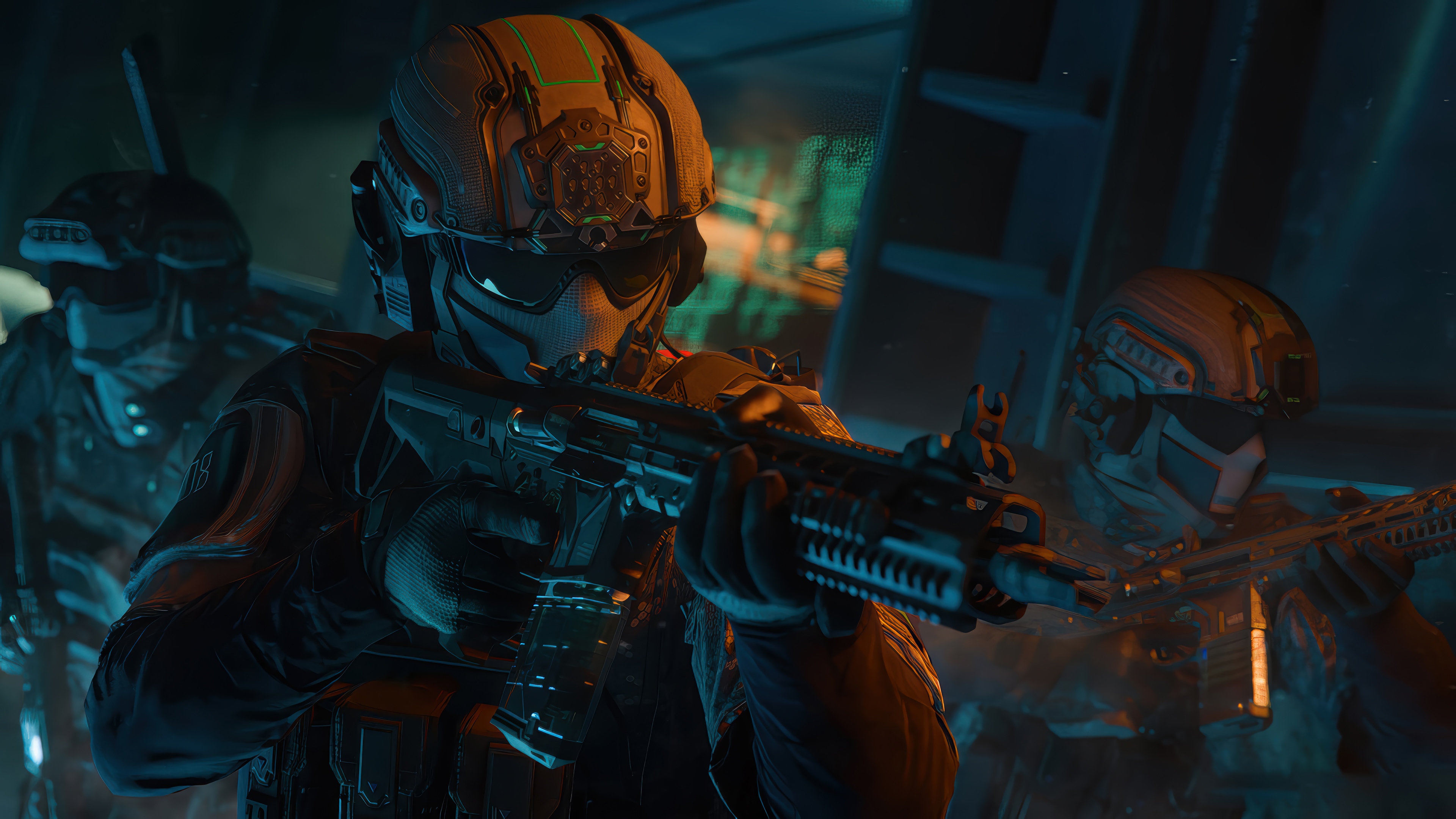 Call of Duty: Black Ops 7 soldiers in tactical gear HD Wallpaper
