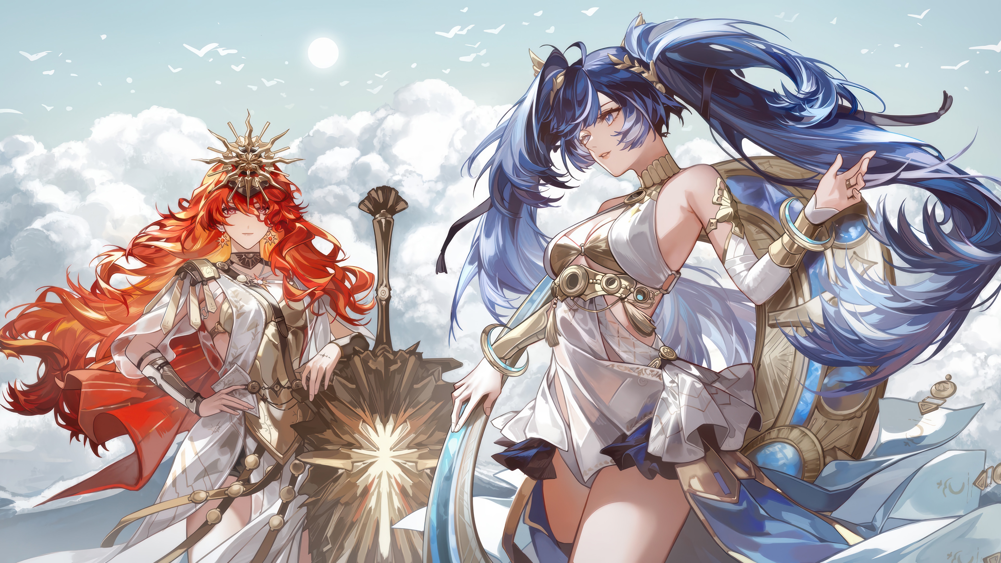 Wuthering Waves: Iuno and Augusta in 4K HD Wallpaper