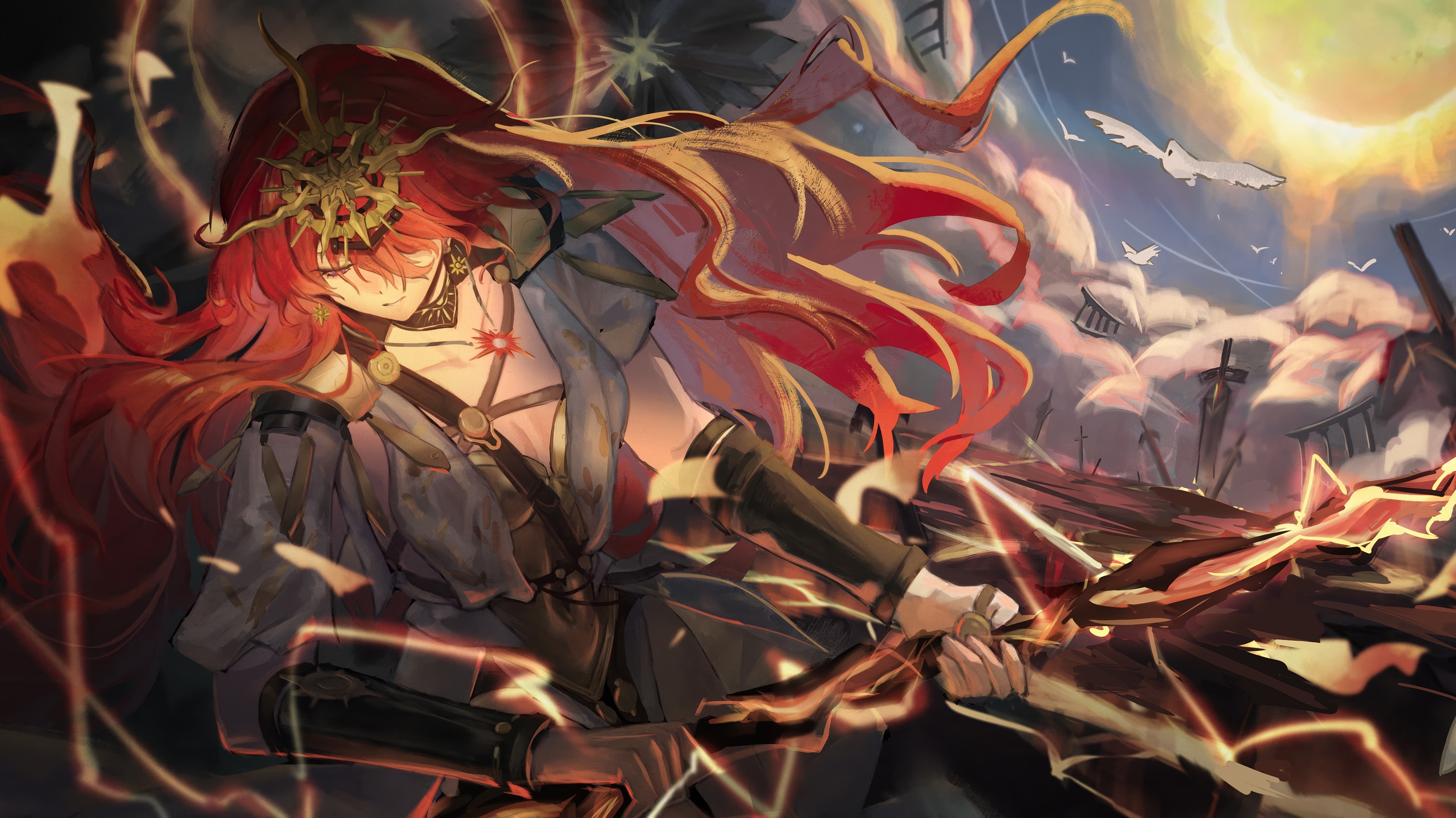 Augusta from Wuthering Waves HD Wallpaper