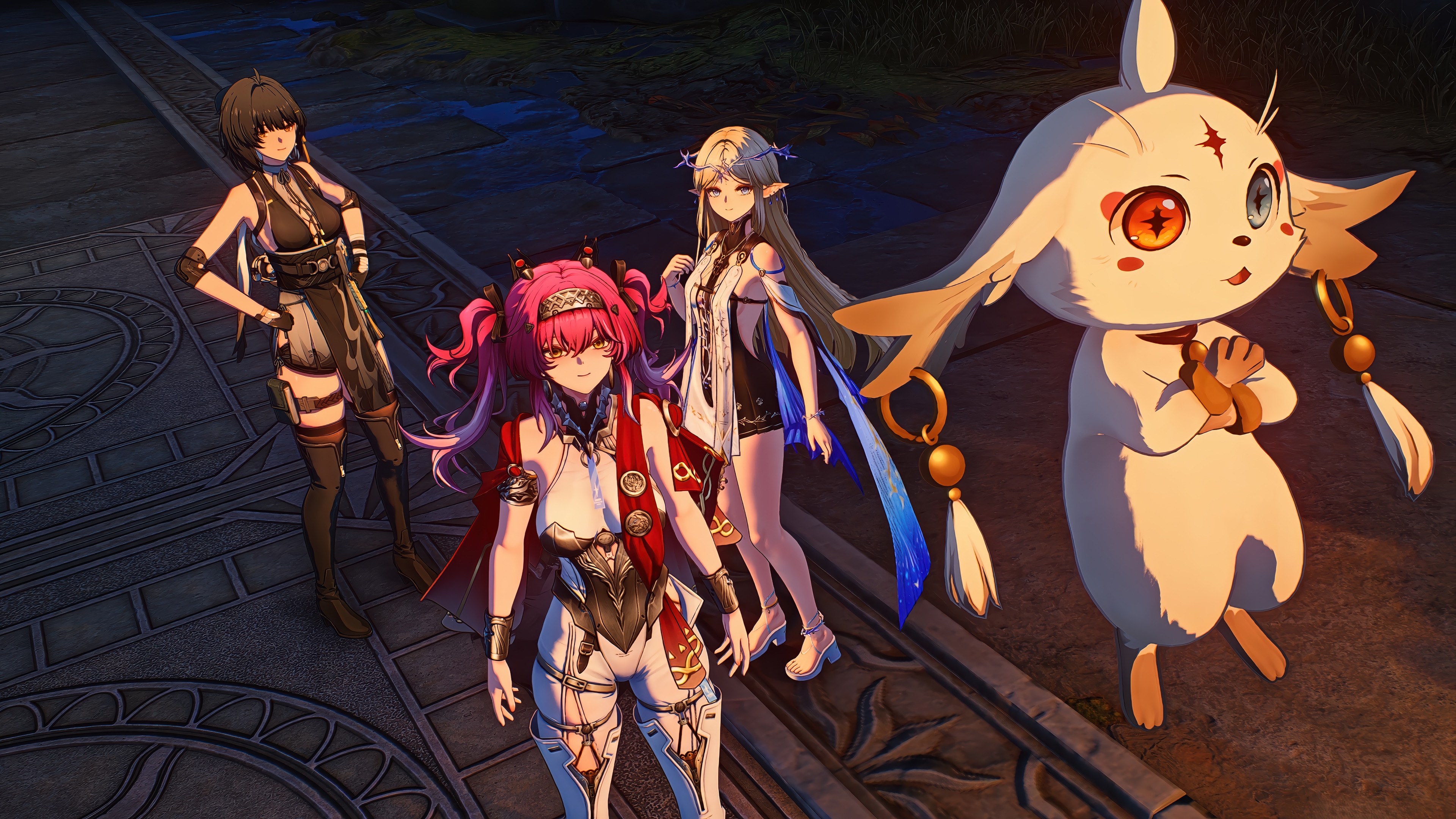 Wuthering Waves characters: Lupa, Cartethyia, and others HD Wallpaper