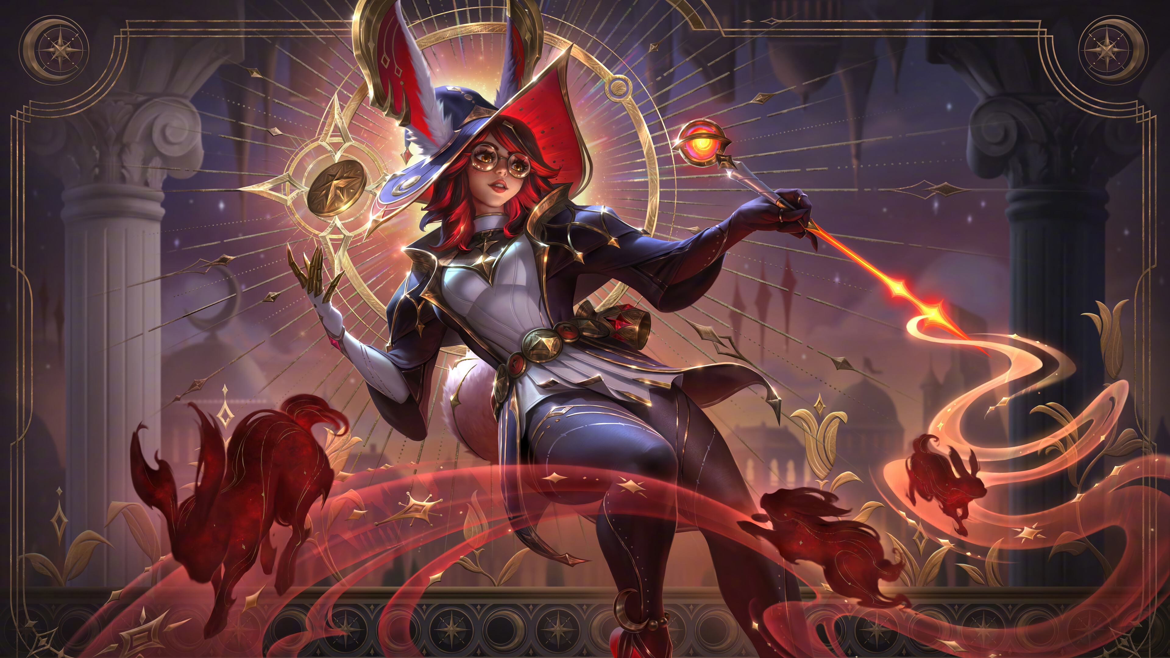 Aurora from League of Legends Arcana Splash Art 4K HD Wallpaper