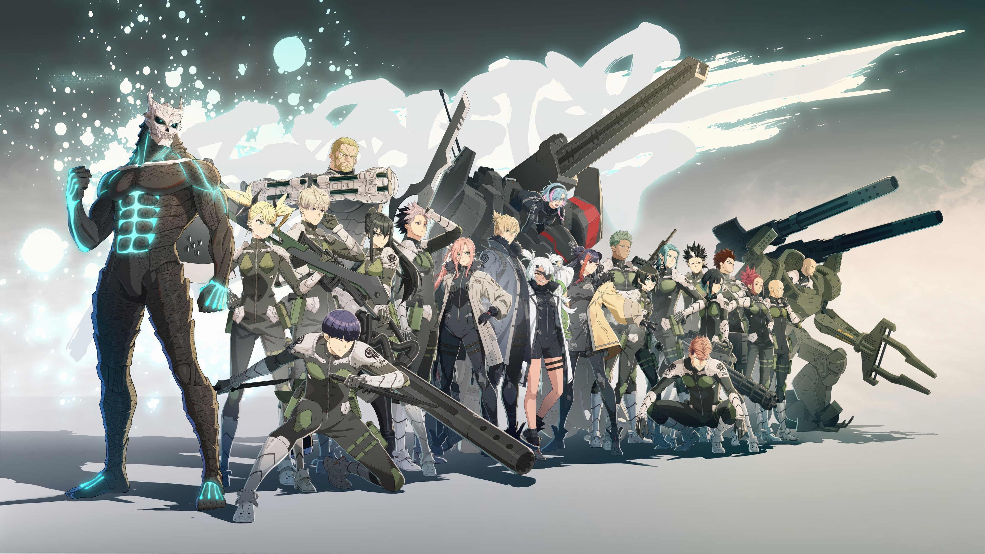 Kaiju No. 8 Characters and Mechs 4K HD Wallpaper