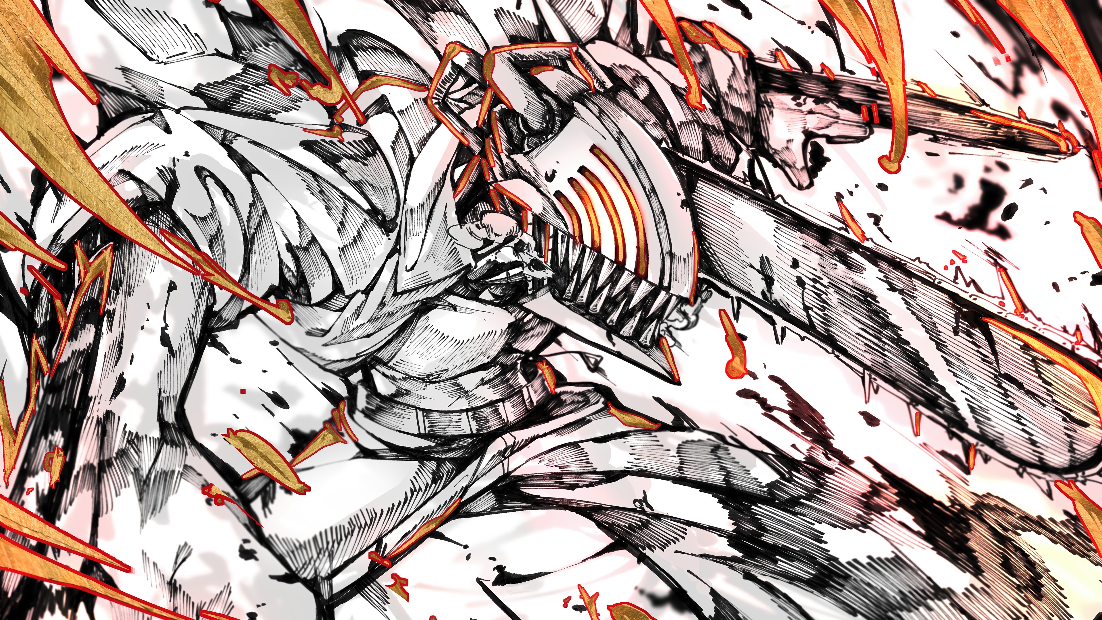 Chainsaw Man Denji in 4K HD Wallpaper