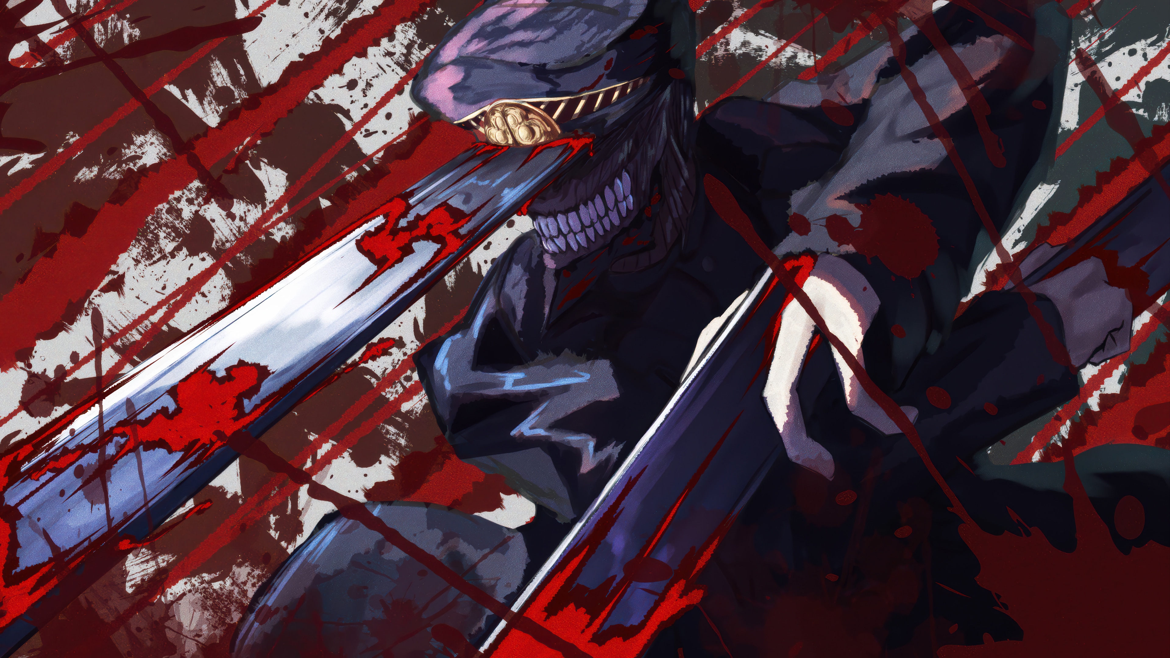 Katana Man from Chainsaw Man in 4K HD Wallpaper