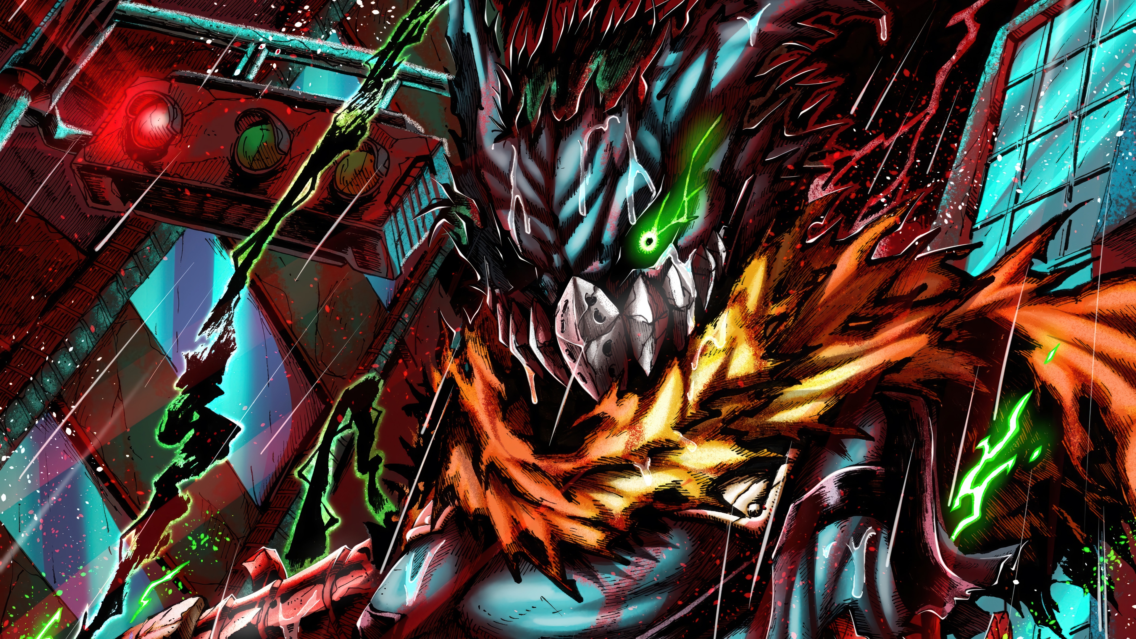 Izuku Midoriya in My Hero Academia 4K HD Wallpaper