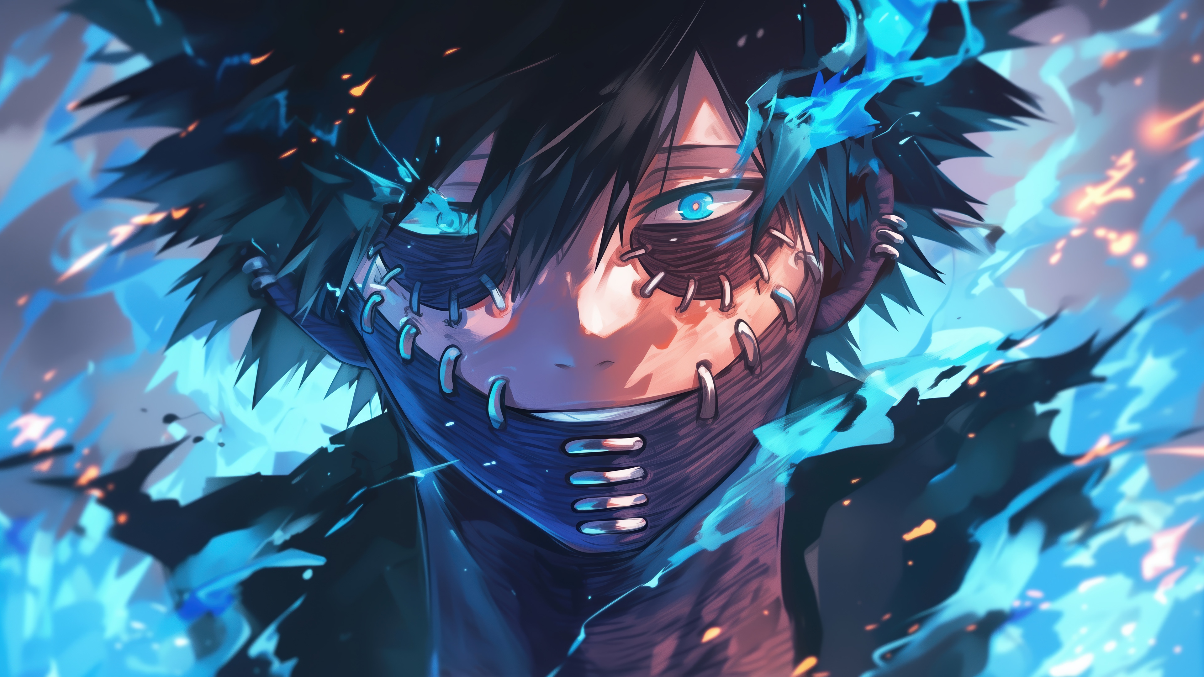 Dabi from My Hero Academia in 4K HD Wallpaper