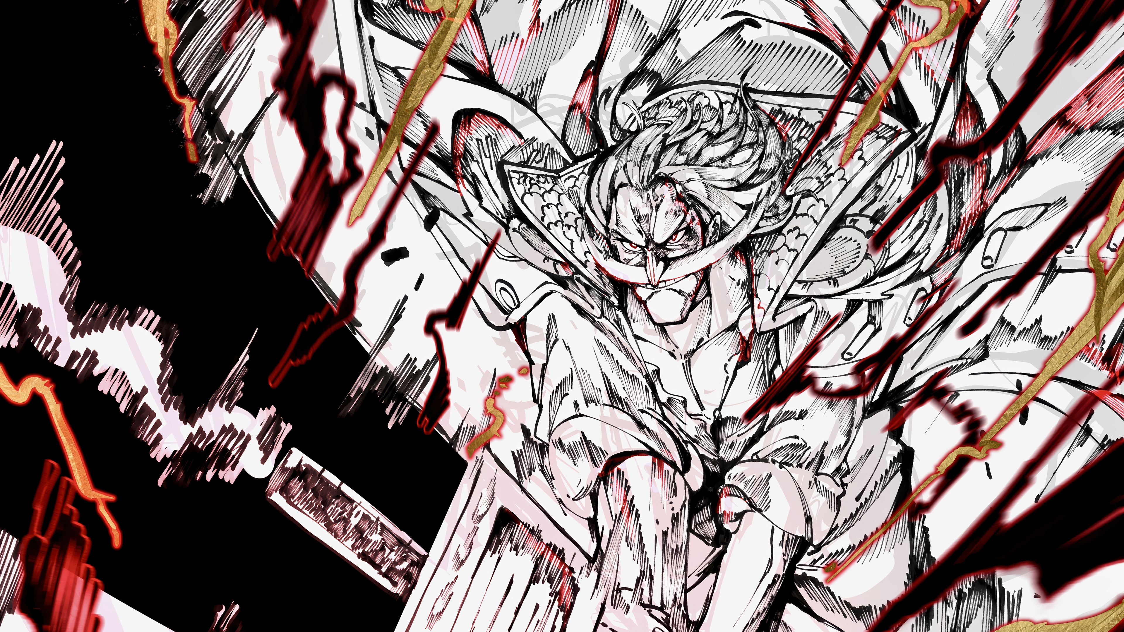 Whitebeard from One Piece in 4K HD Wallpaper