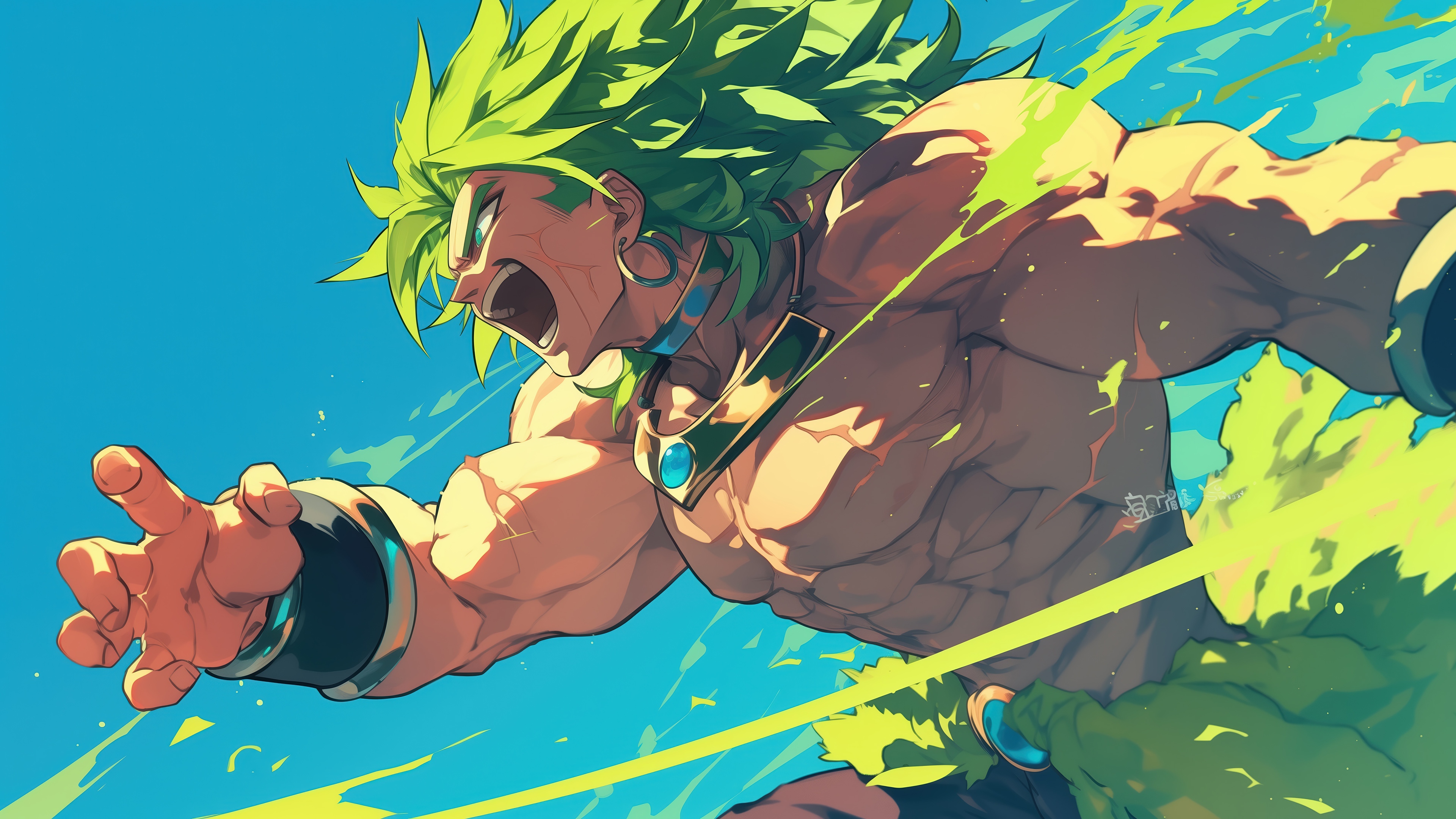 Broly from Dragon Ball in 4K HD Wallpaper