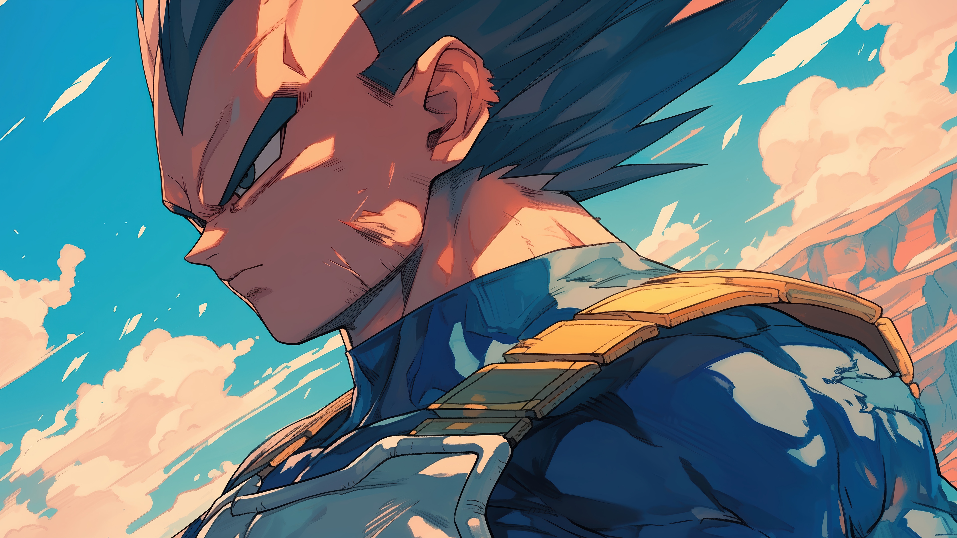 Vegeta from Dragon Ball in 4K HD Wallpaper