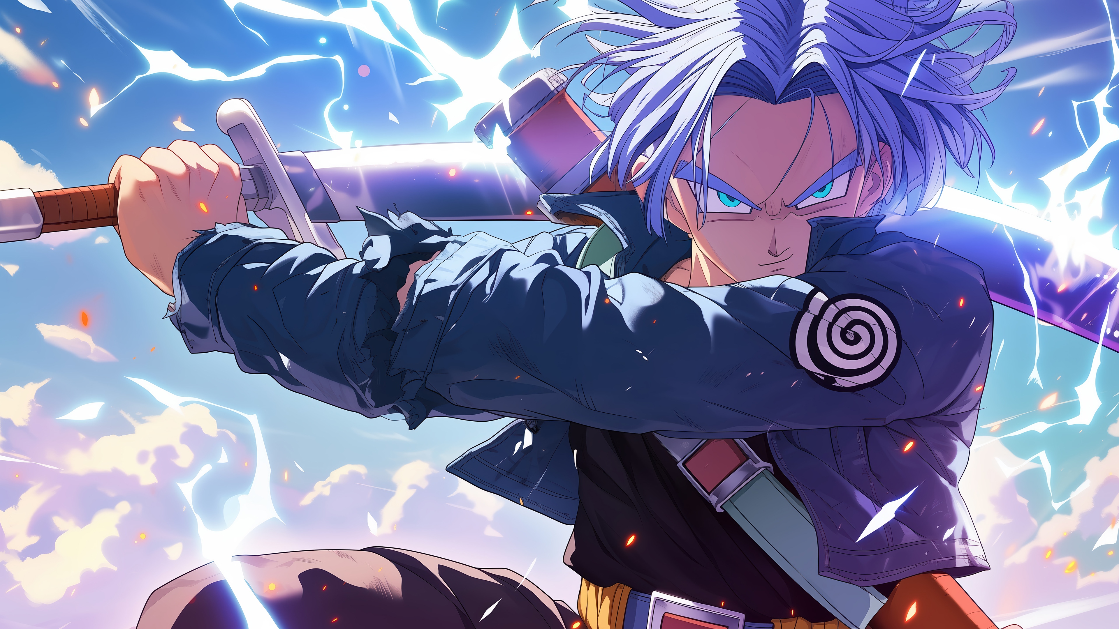 Trunks from Dragon Ball in 4K HD Wallpaper