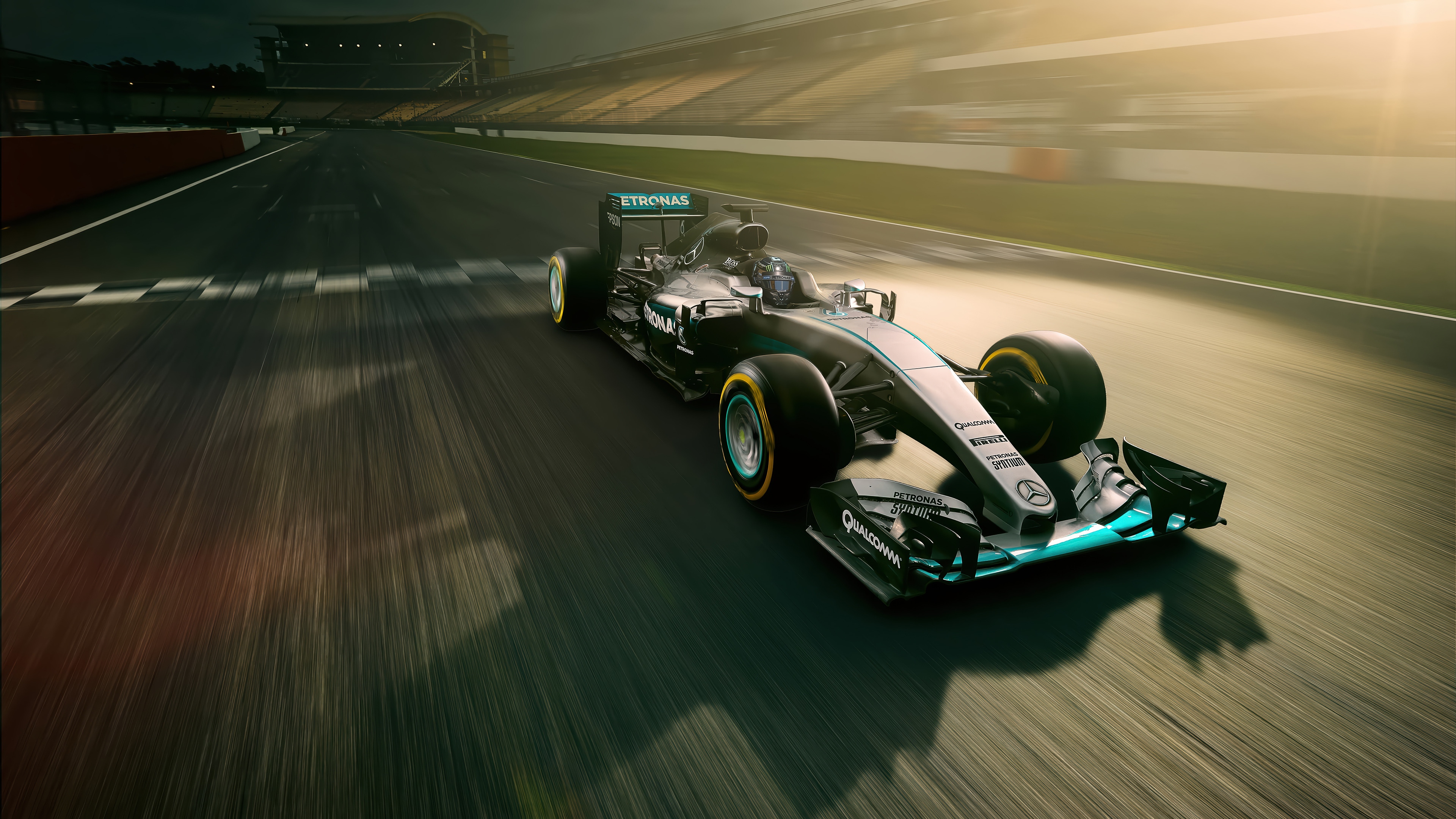 Mercedes-AMG F1 W07 Hybrid 4K HD Wallpaper