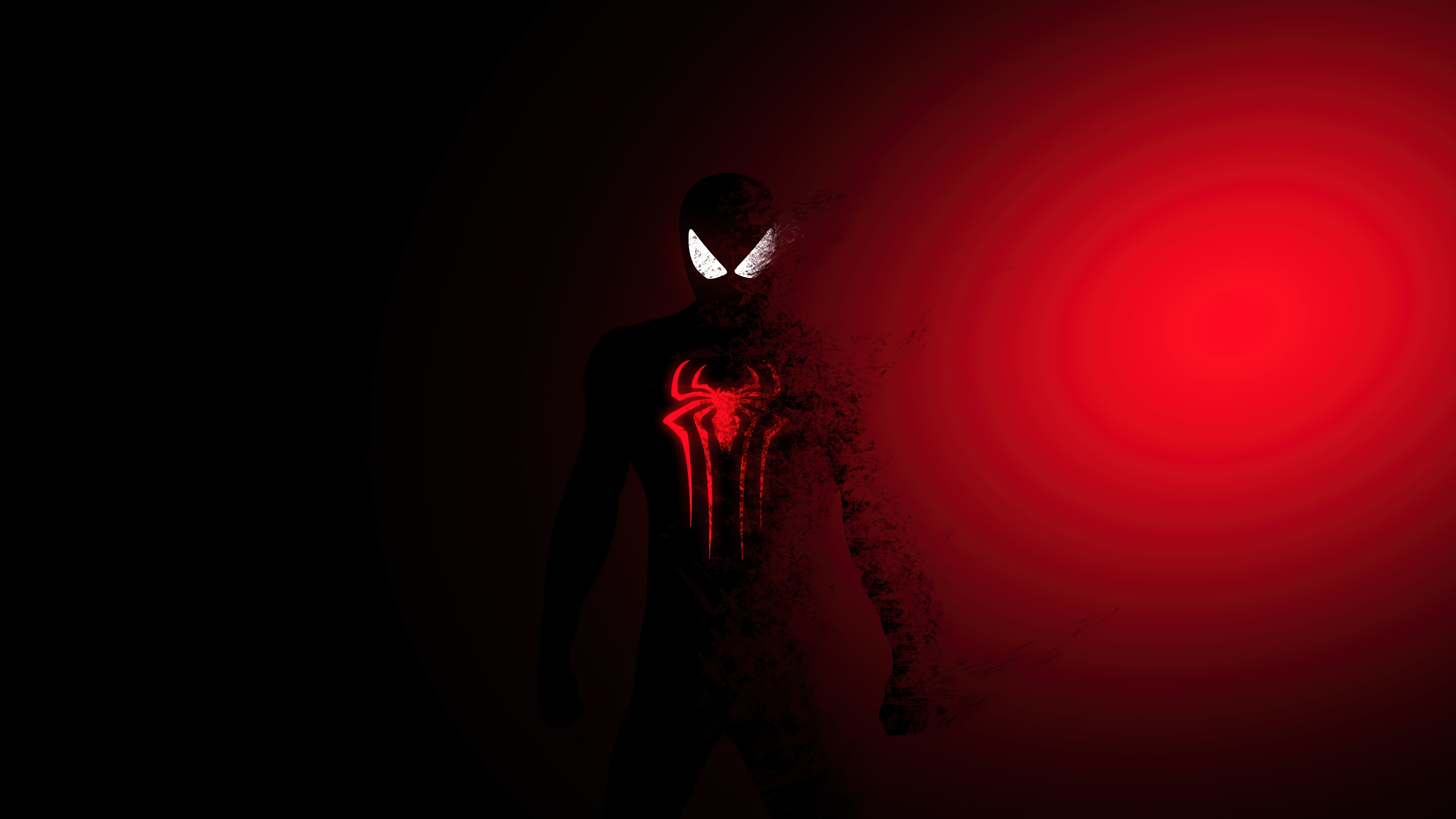 Minimalist Spiderman 4K HD Wallpaper
