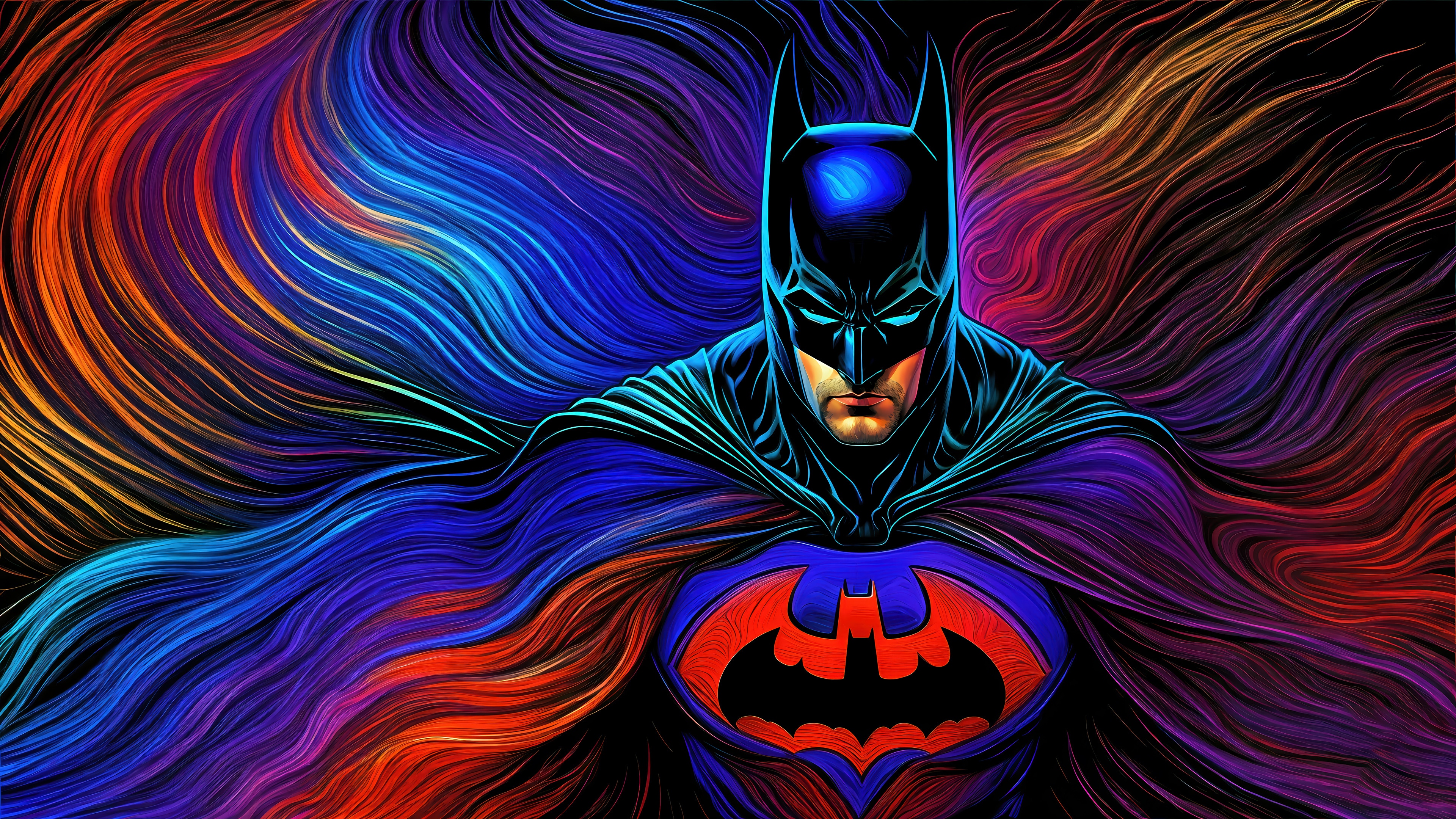Batman Digital Art 4K HD Wallpaper