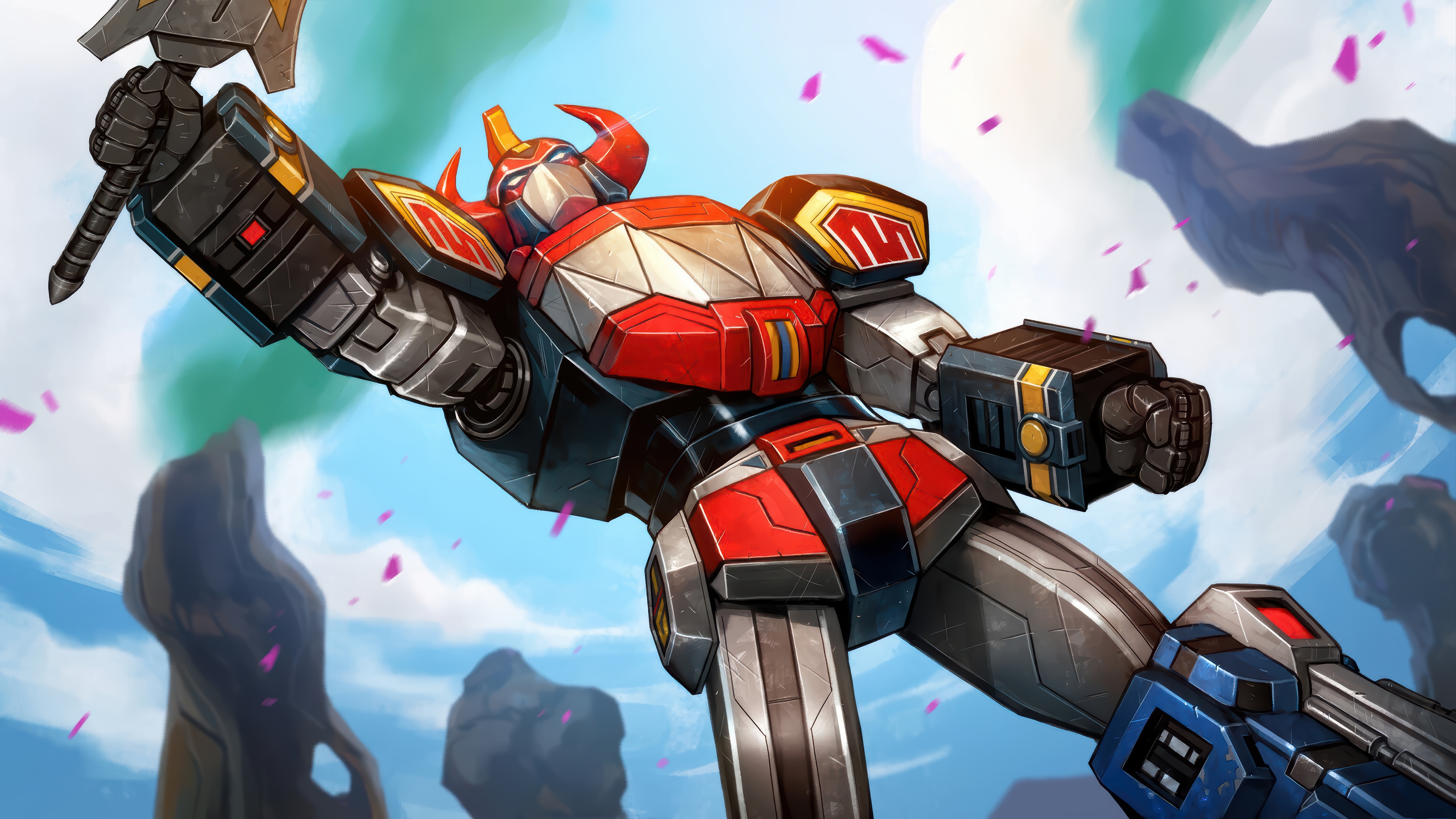 Megazord in 4K HD Wallpaper
