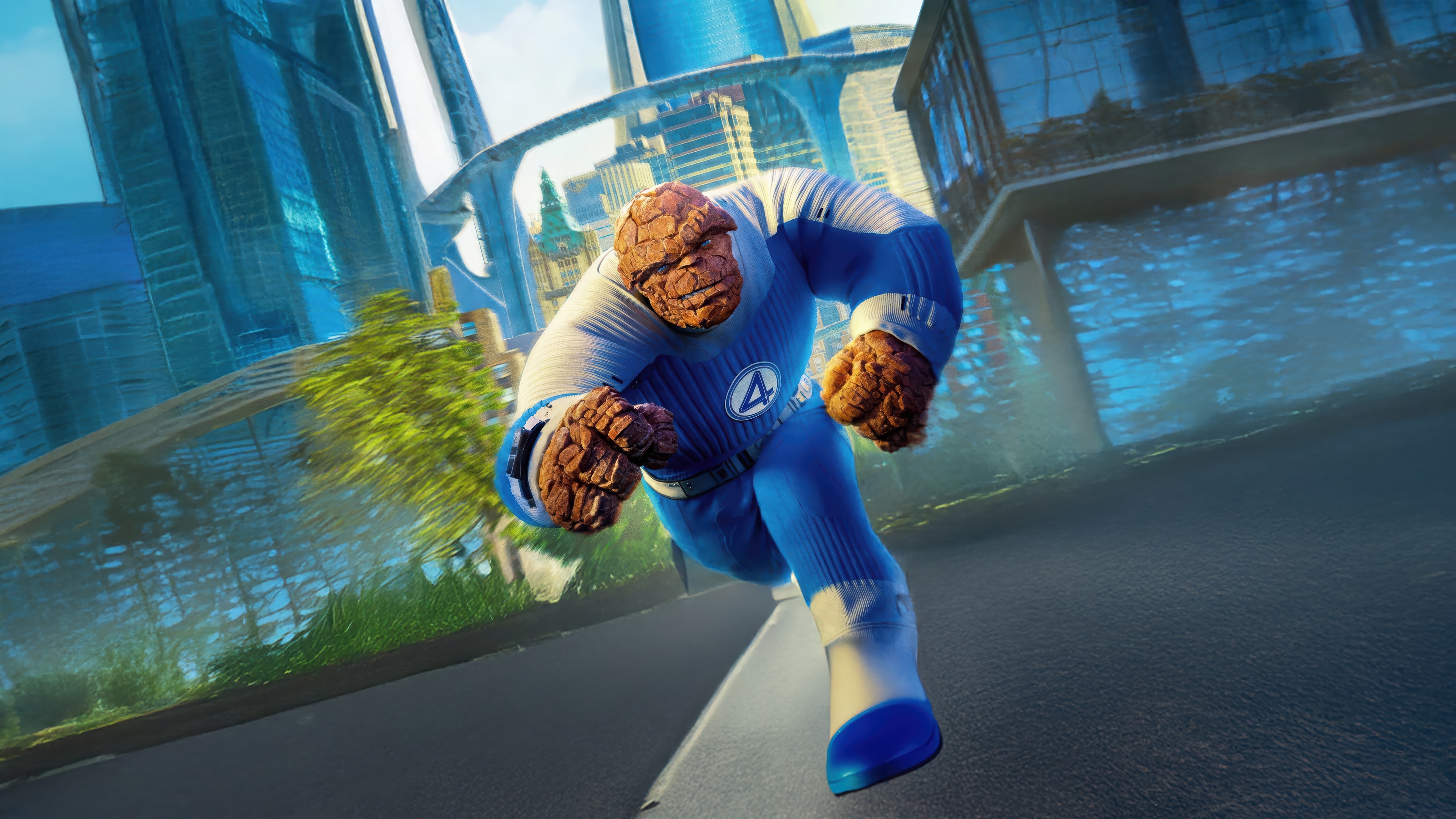 The Thing from The Fantastic Four: First Steps 4K HD Wallpaper