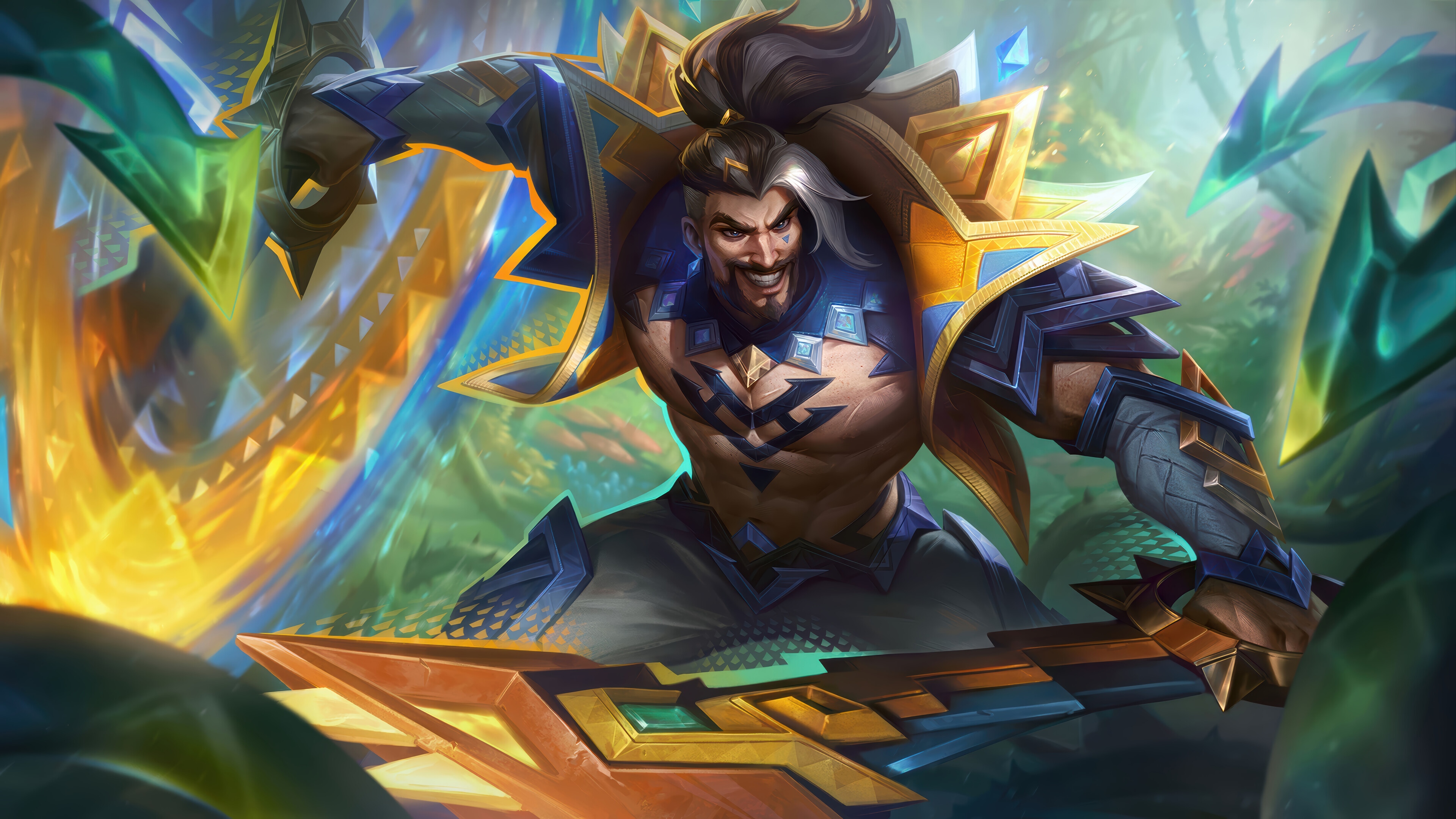 Draven Mystical Herald Splash Art 4K HD Wallpaper