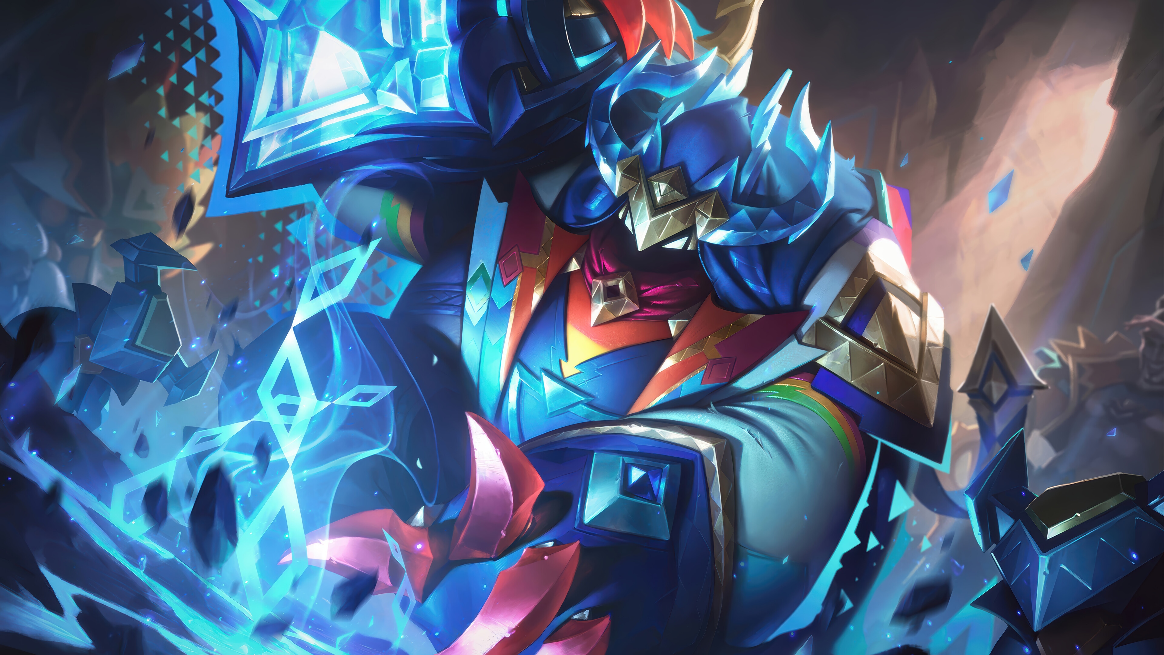 Bard Mystical Herald League of Legends Splash Art 4K HD Wallpaper