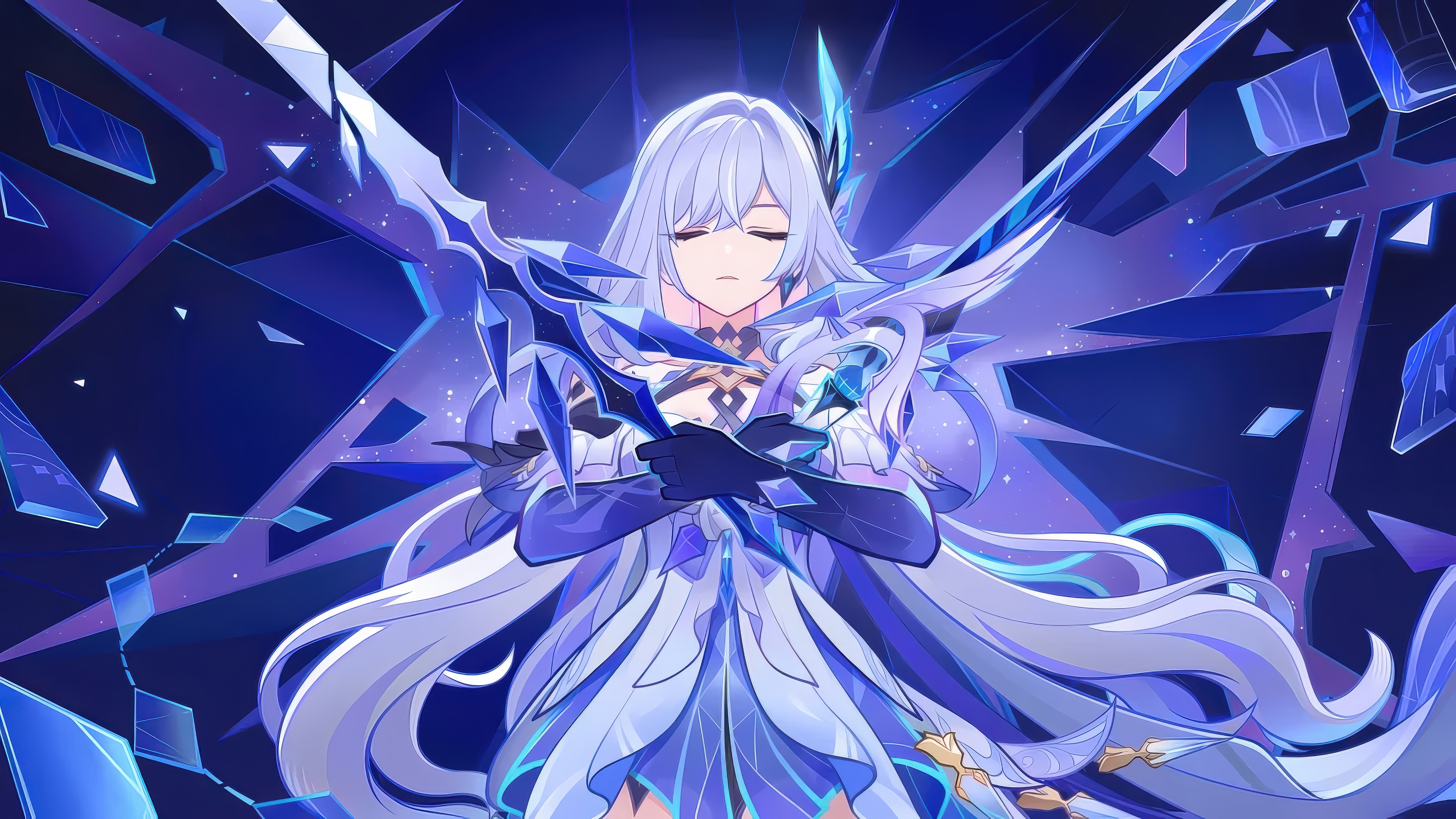 Skirk from Genshin Impact 4K HD Wallpaper