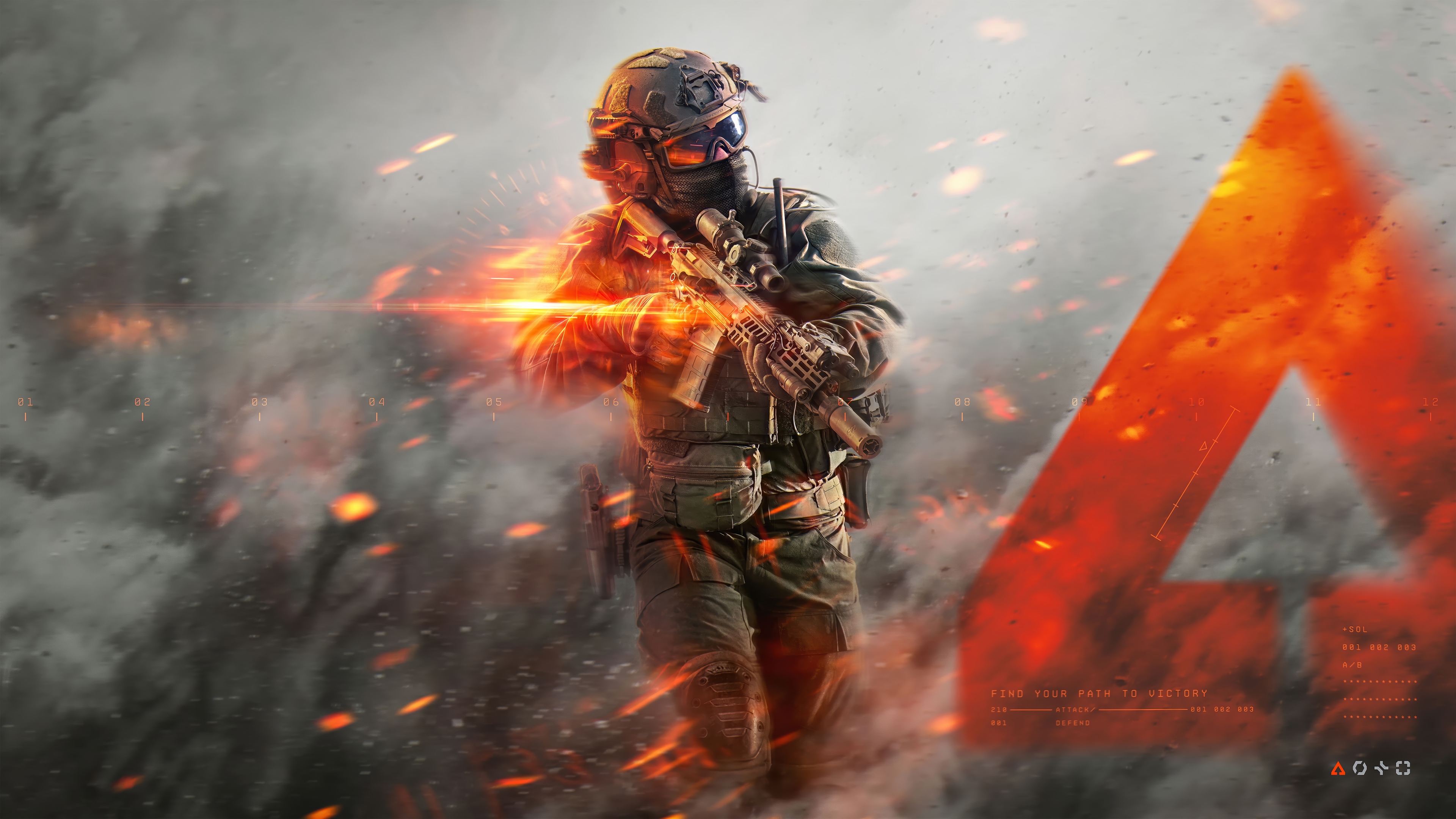 Soldier with Rifle in Battlefield 6 4K HD Wallpaper