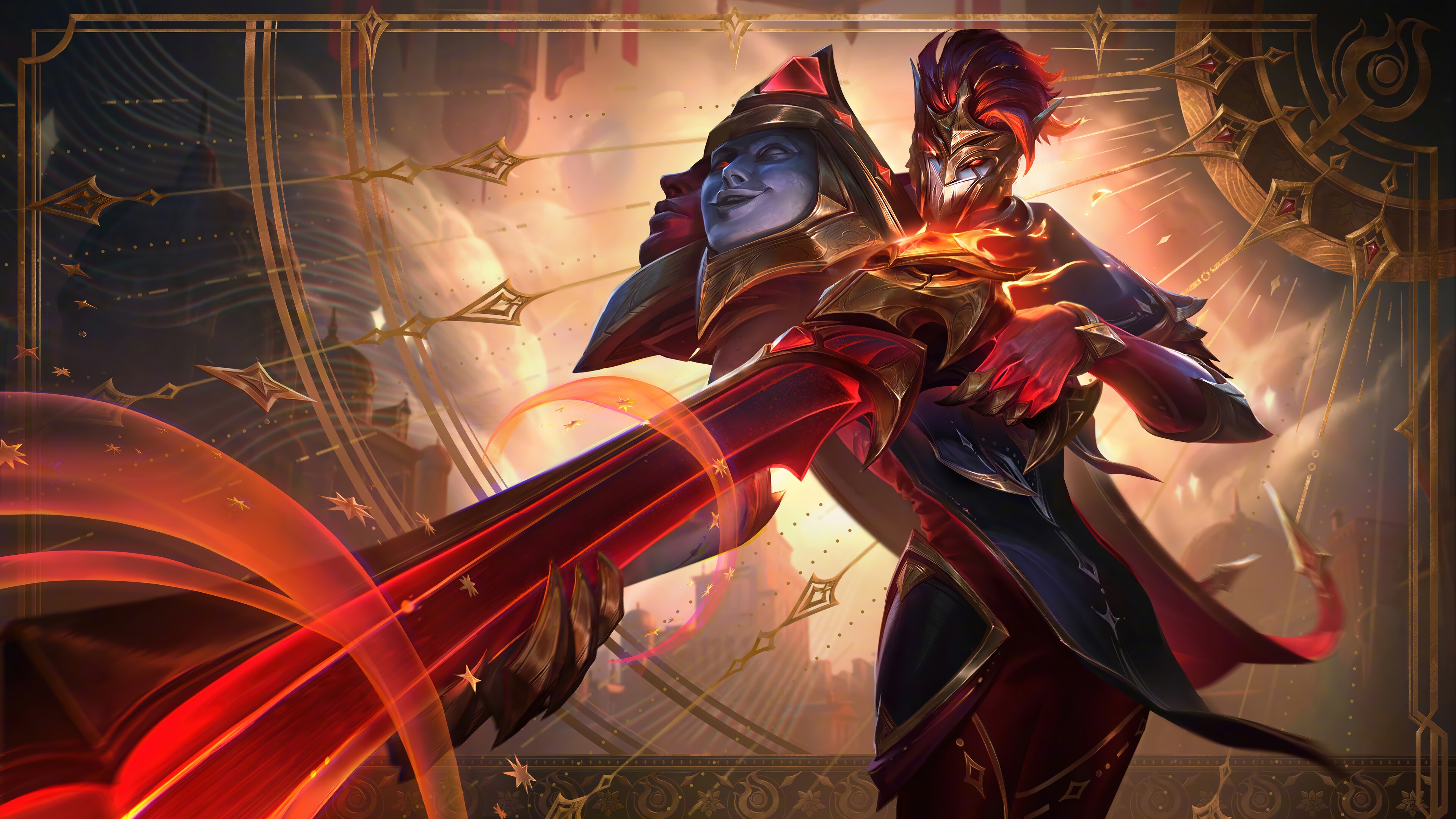 Jhin from League of Legends Arcana Splash Art 4K HD Wallpaper