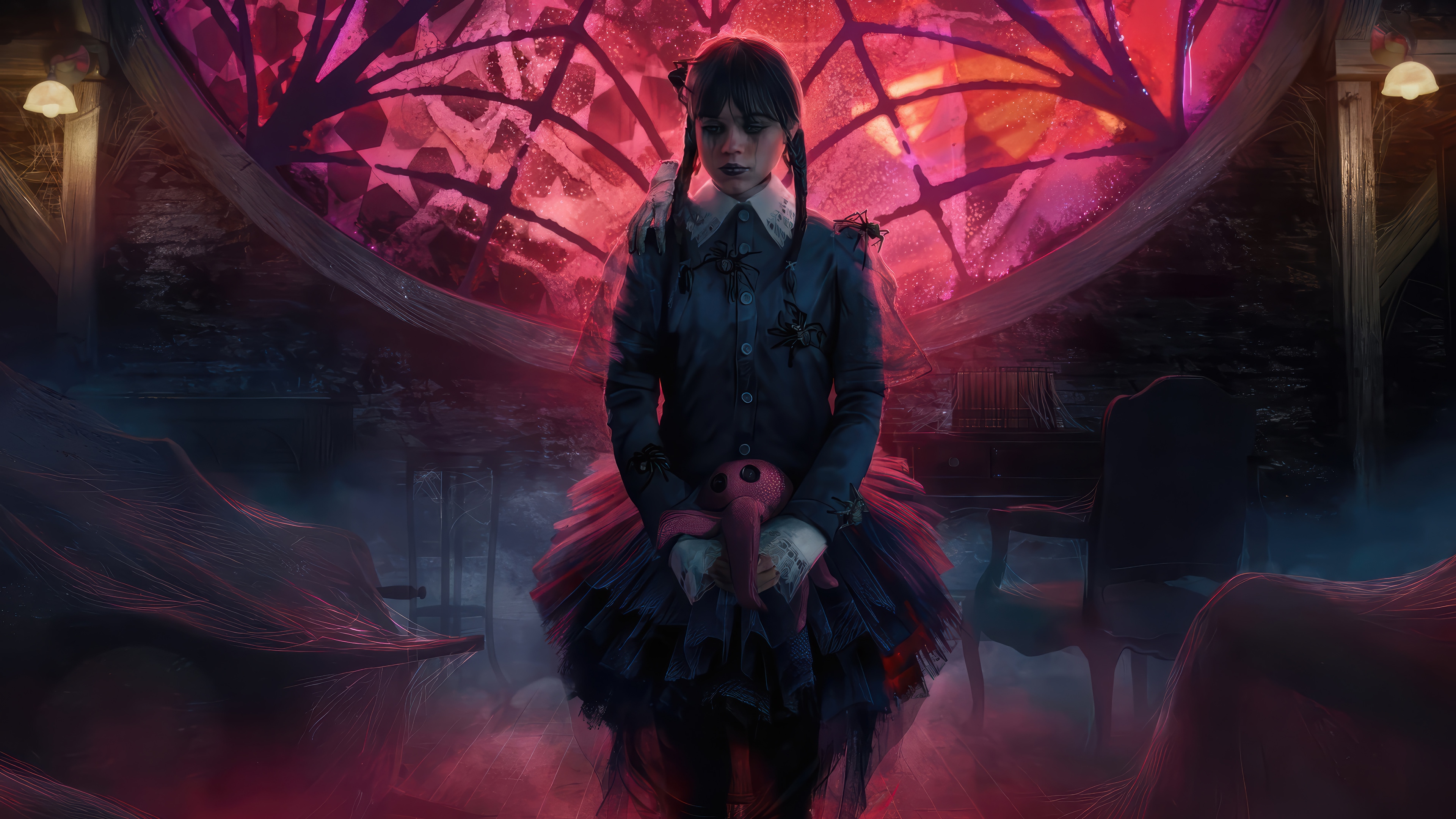 Wednesday Addams 4K HD Wallpaper