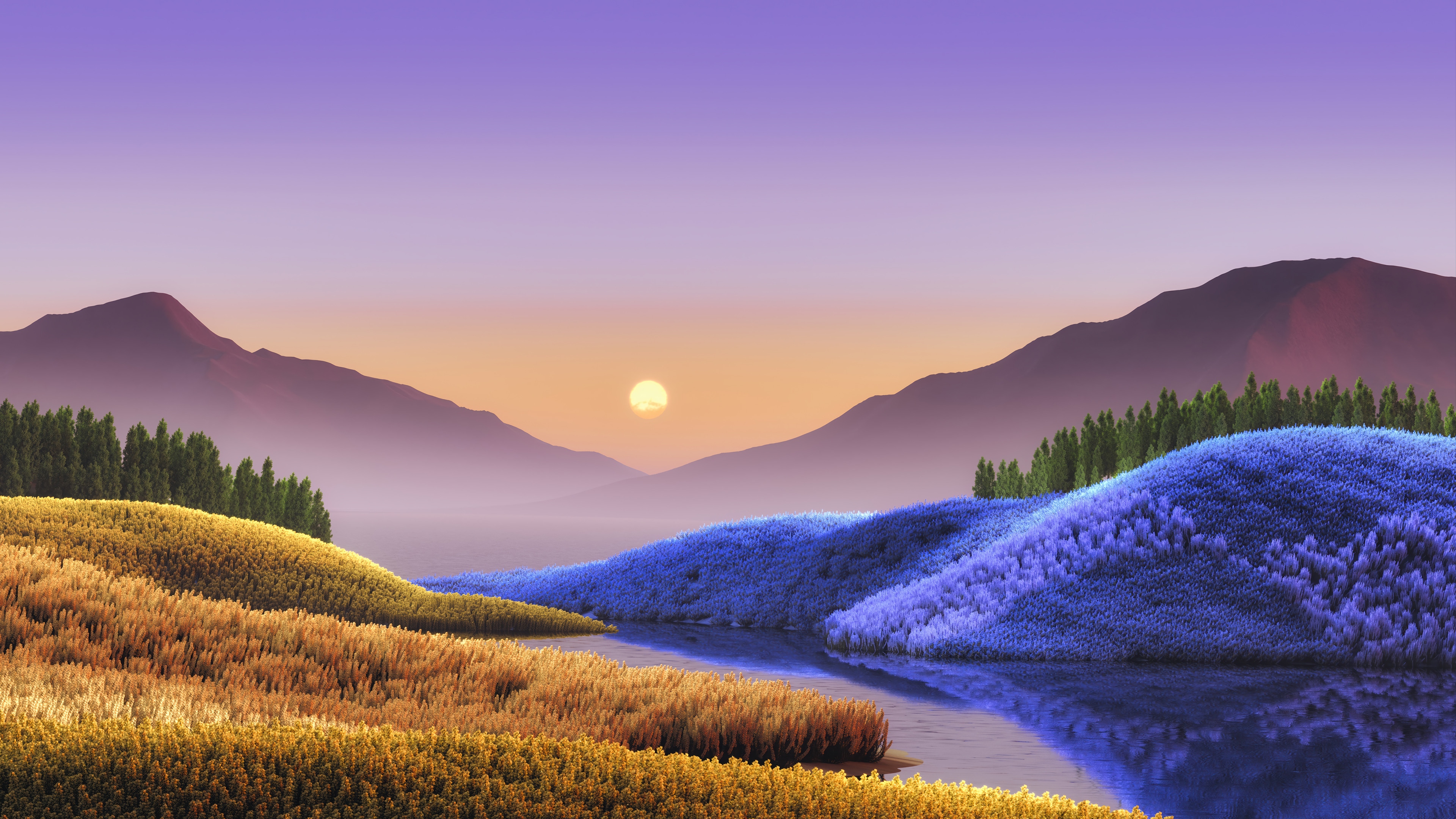 Windows 11 4K Scenery HD Wallpaper