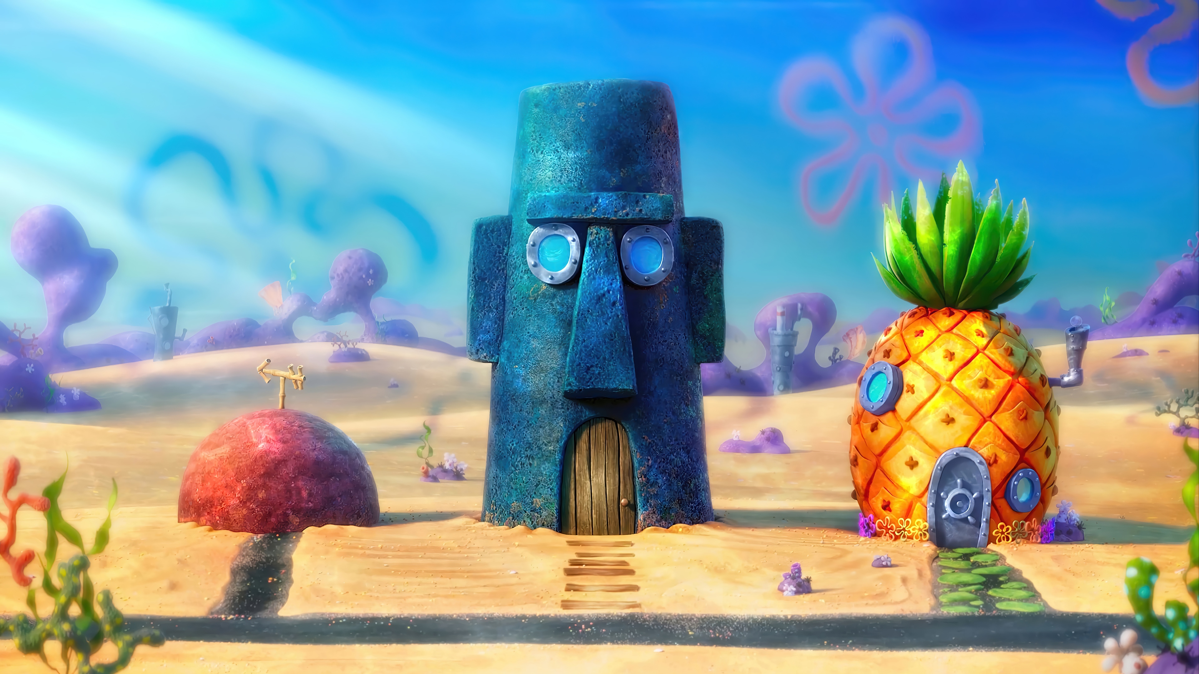 SpongeBob SquarePants 4K HD Wallpaper