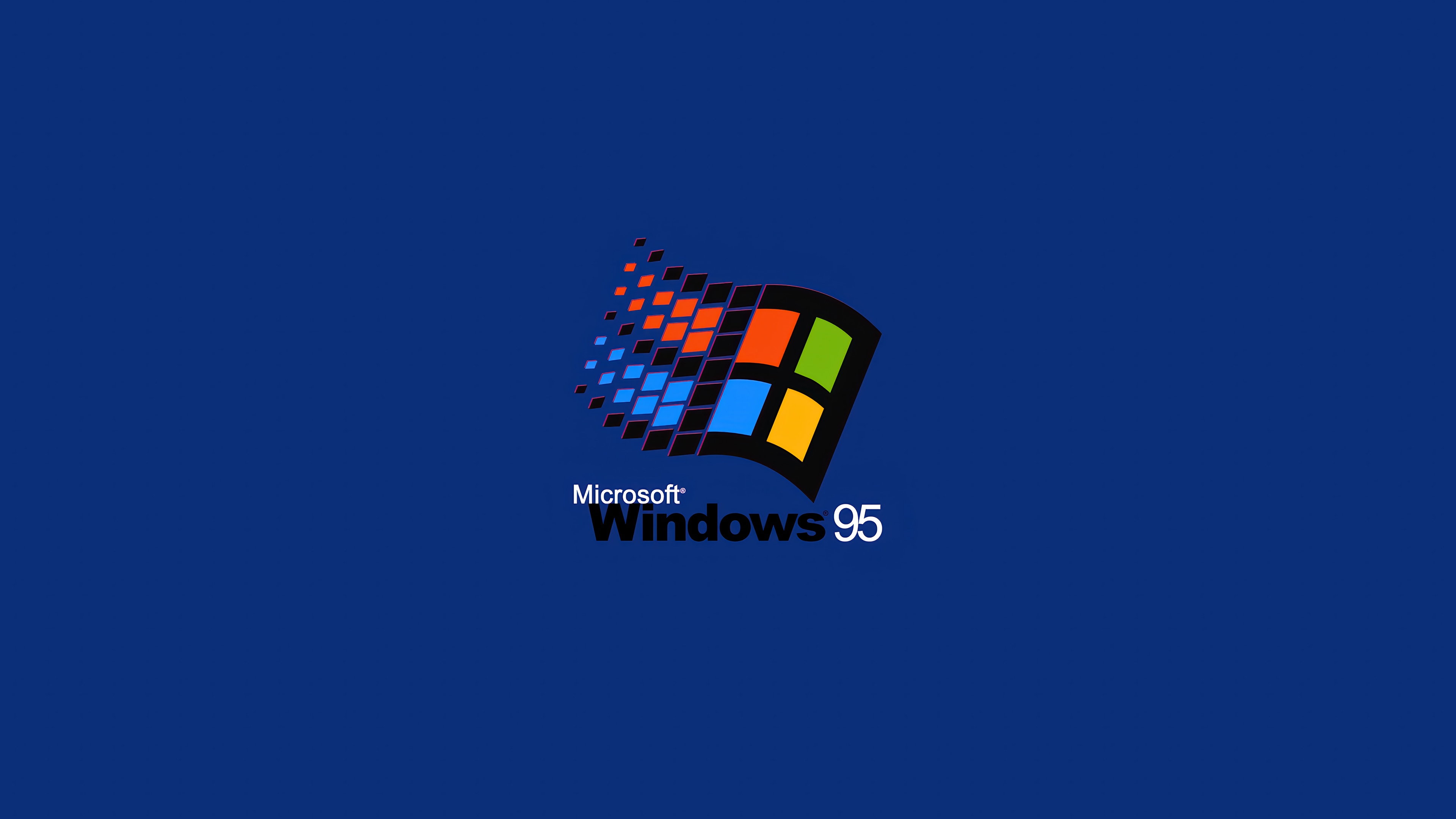 Microsoft Windows 95 Logo 4K HD Wallpaper