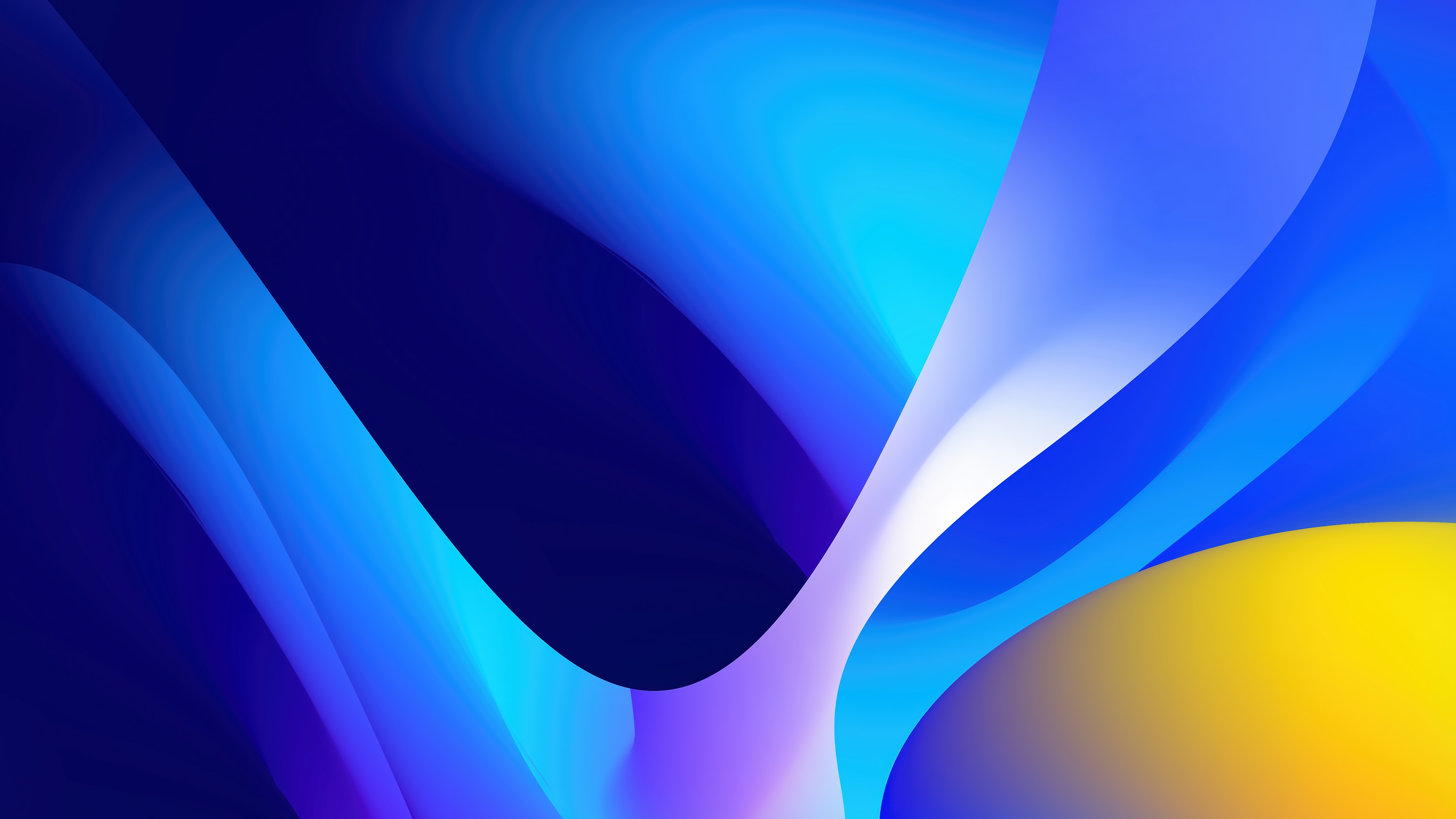 Abstract Blue Digital Art 4K HD Wallpaper