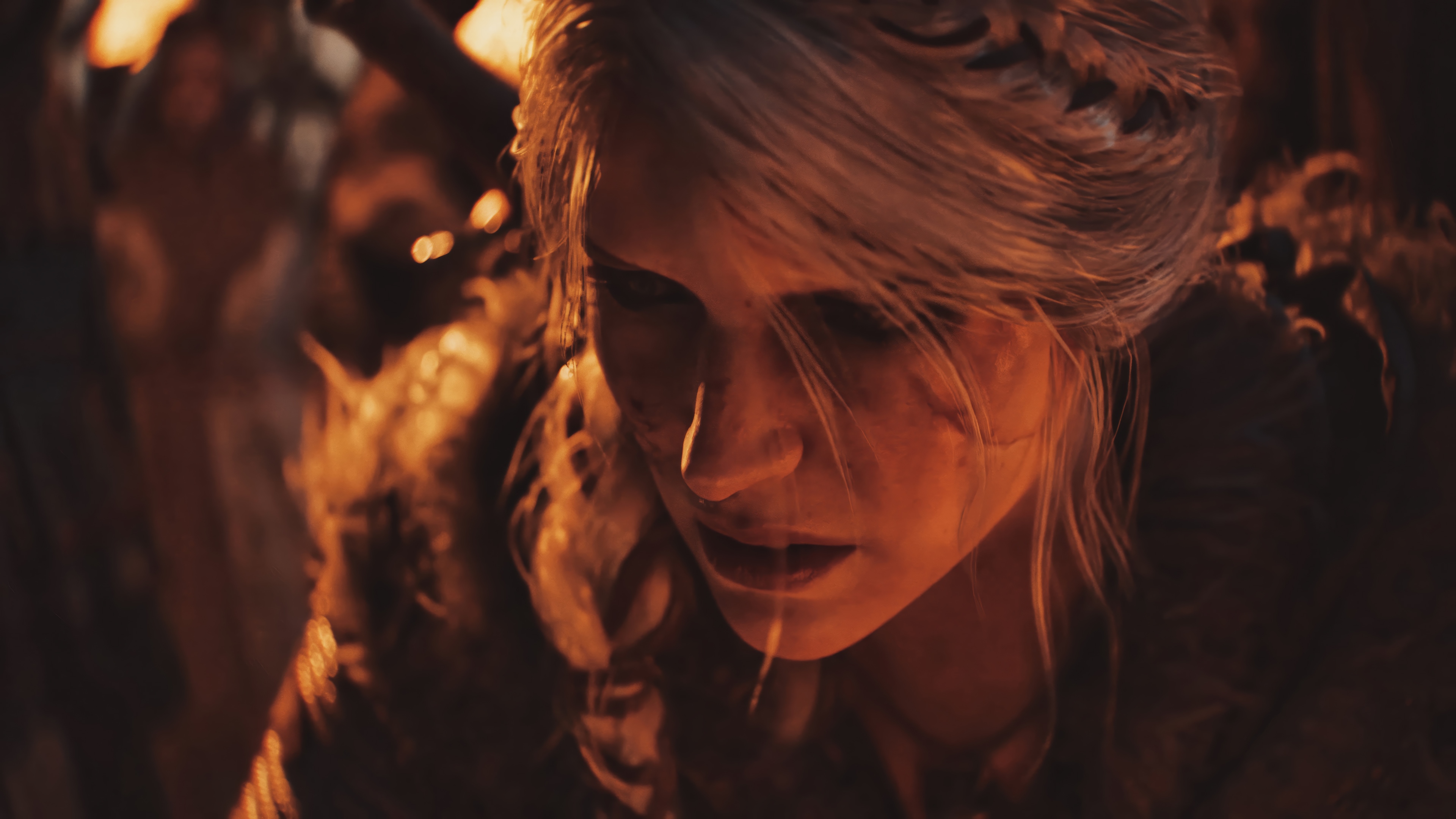 Ciri from The Witcher 4K HD Wallpaper