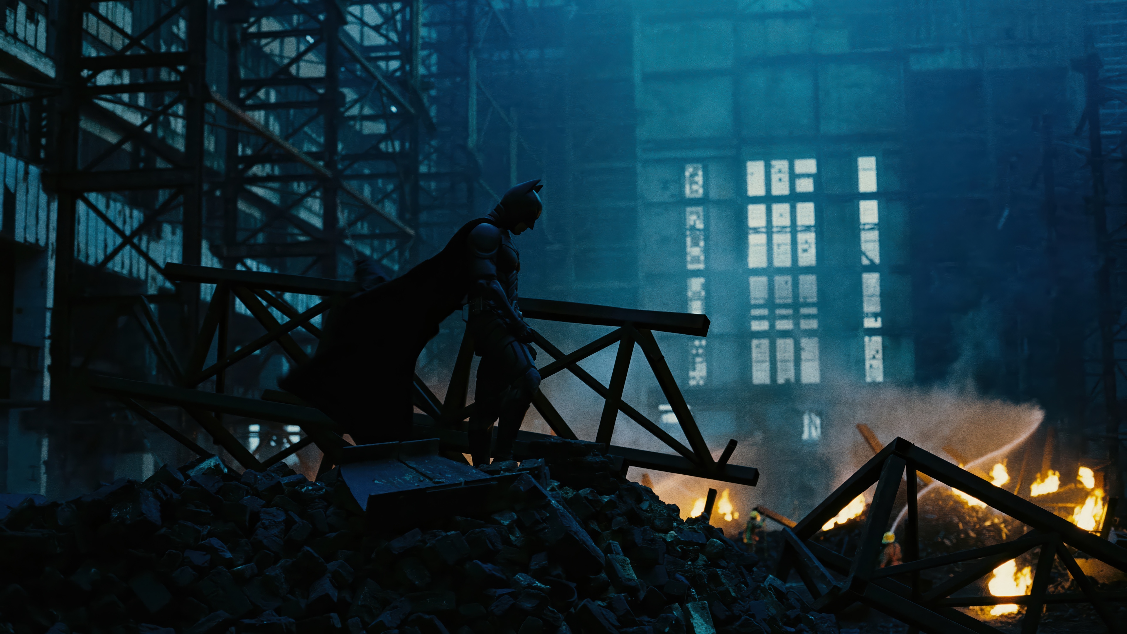 Batman in The Dark Knight 4K HD Wallpaper