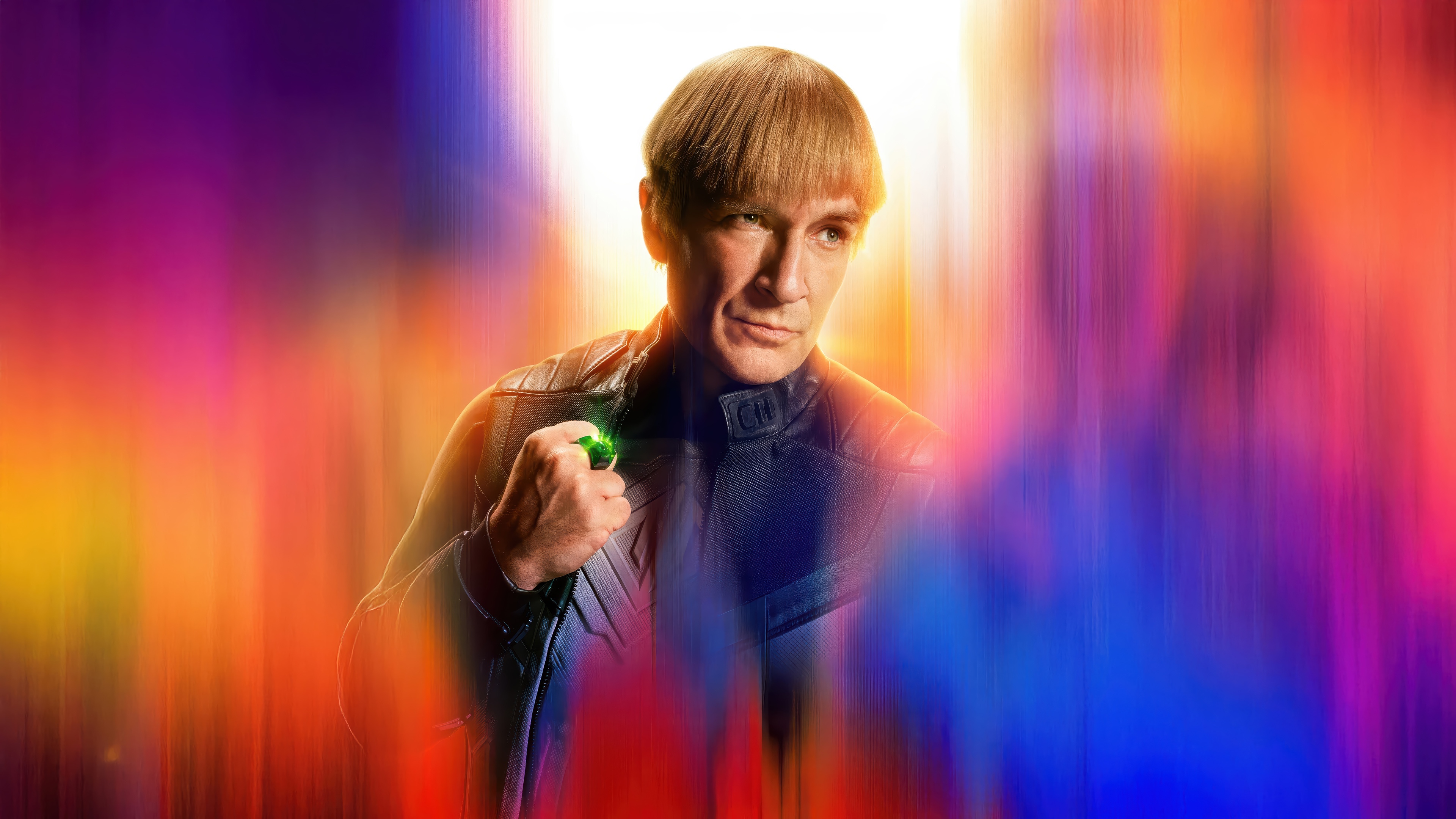 Nathan Fillion as Guy Gardner in 4K HD Wallpaper