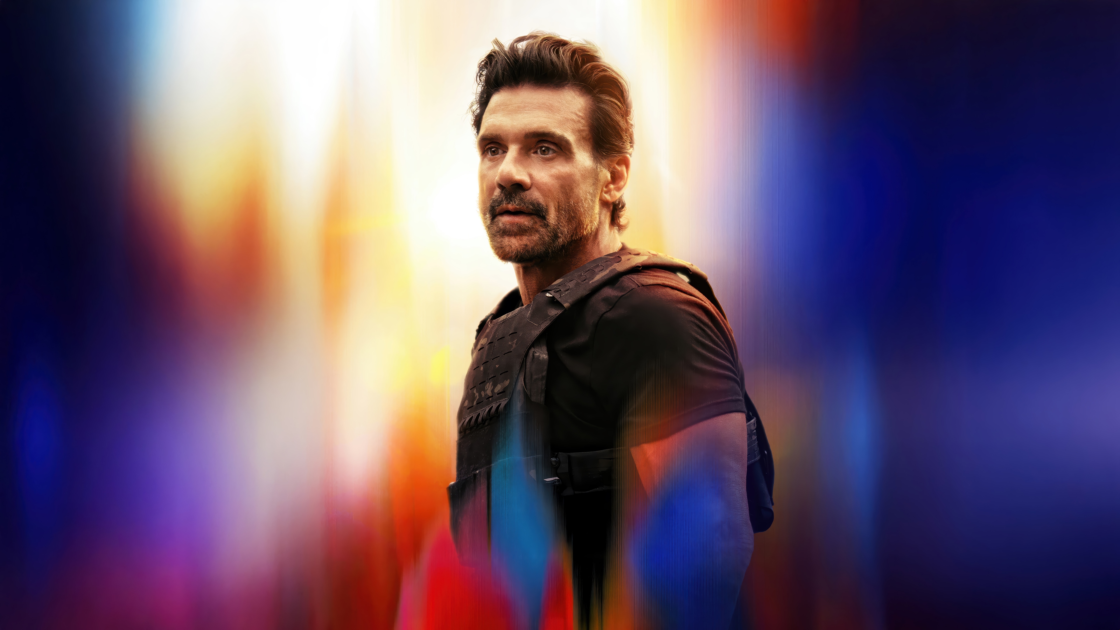 Frank Grillo as Rick Flag Sr. in 4K HD Wallpaper