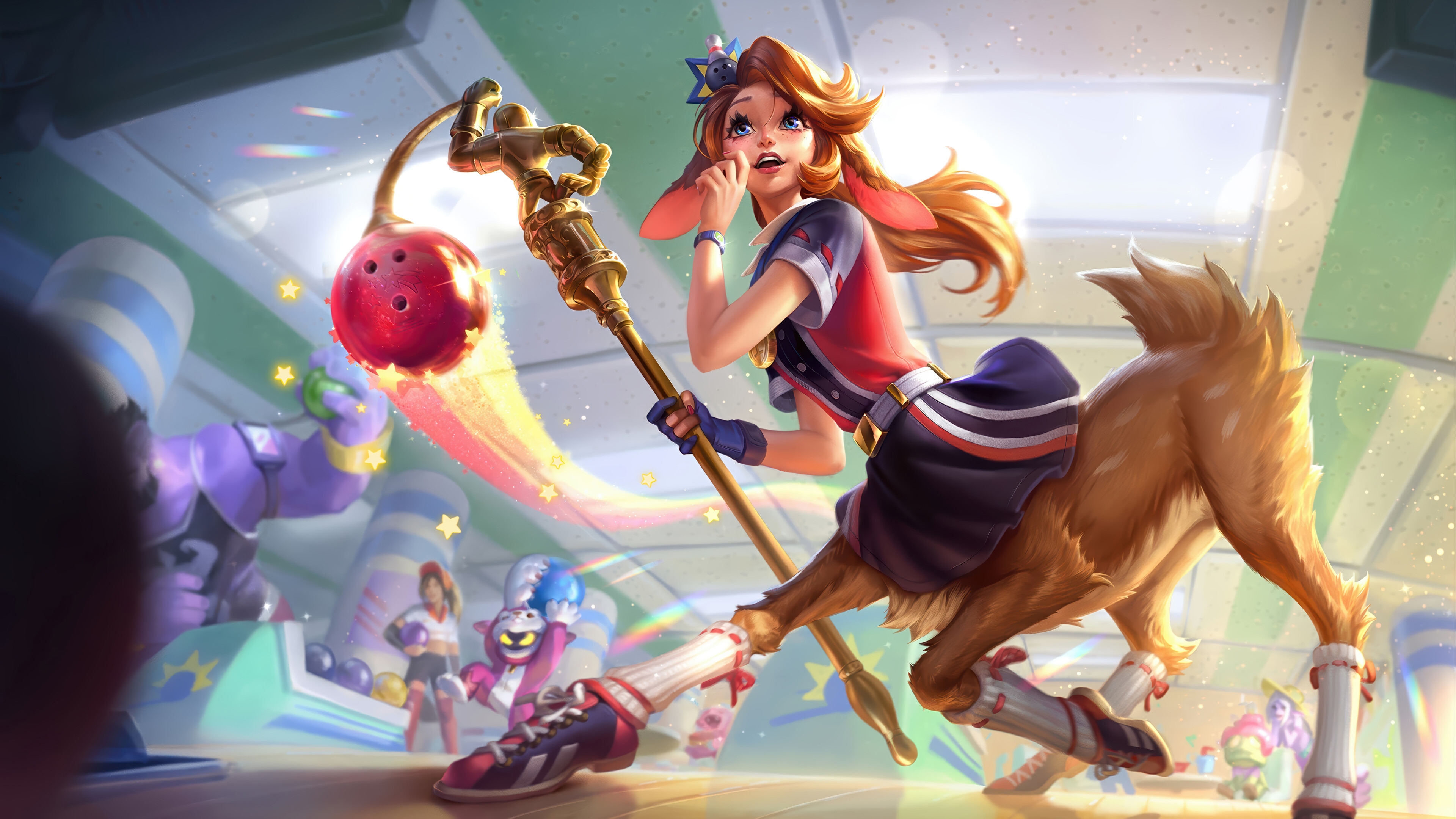 Lillia from League of Legends 4K Splash Art HD Wallpaper