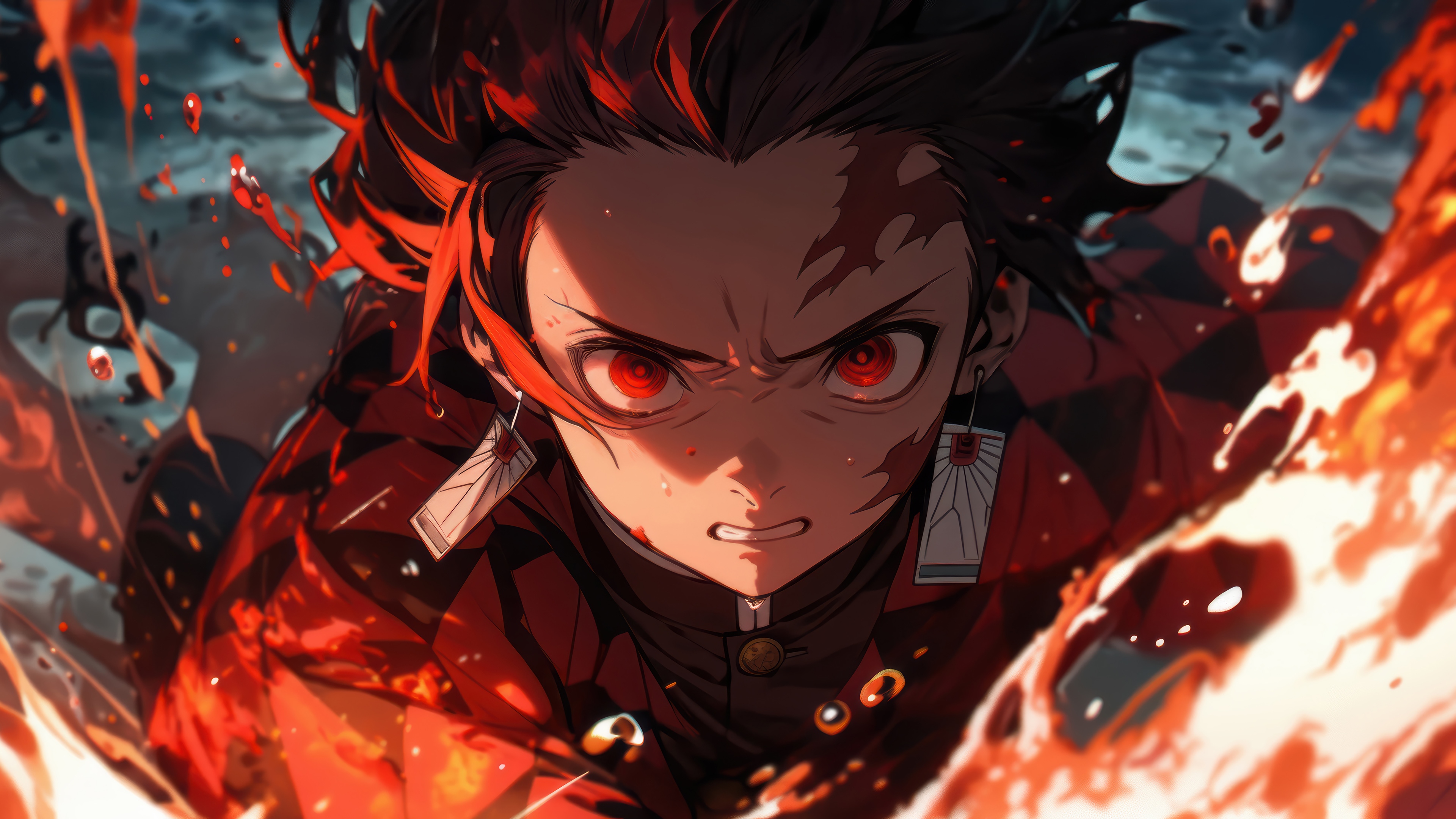Tanjiro Kamado in Demon Slayer Kimetsu no Yaiba 4K HD Wallpaper
