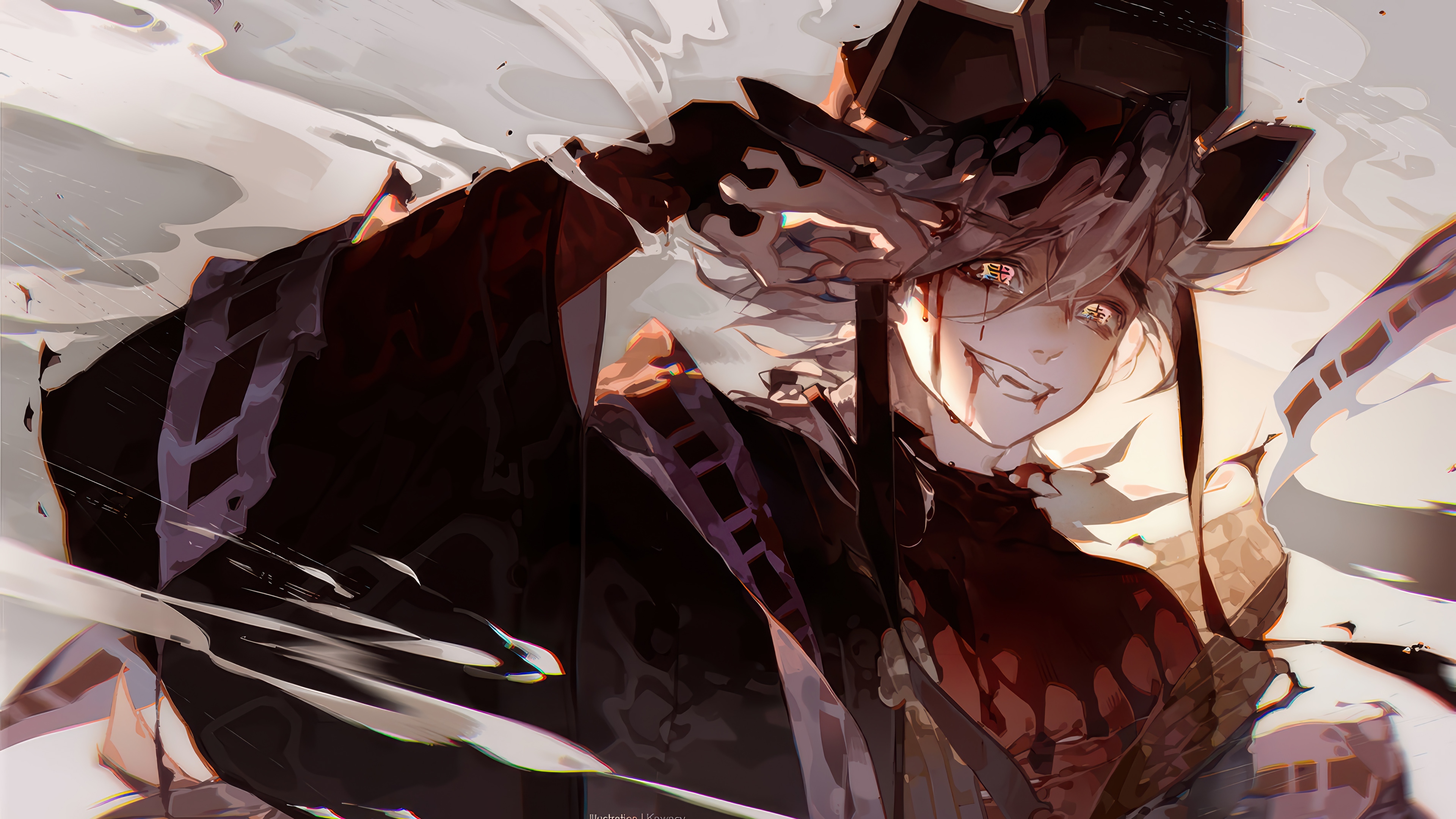 Doma from Demon Slayer Kimetsu no Yaiba 4K HD Wallpaper