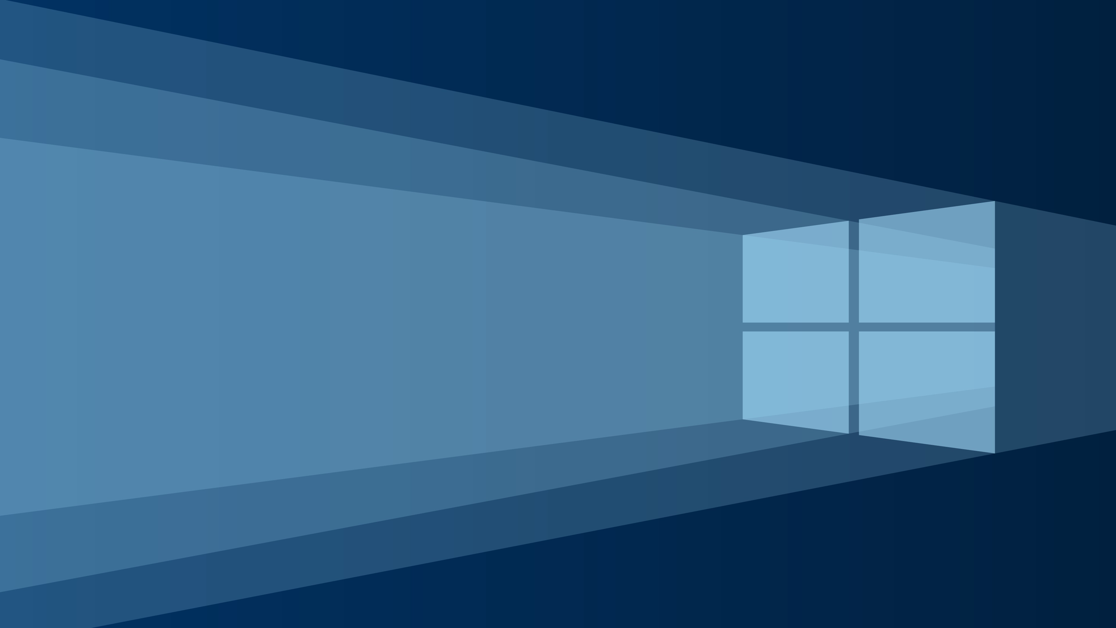 Windows 10 logo with light beams HD Wallpaper