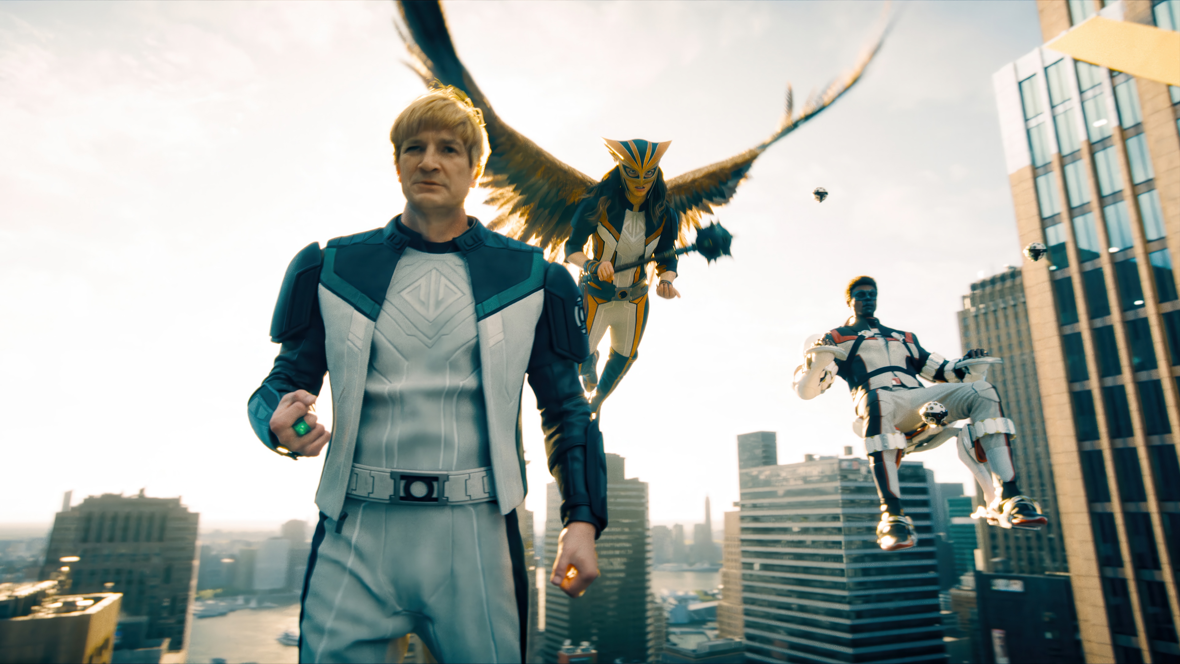 Guy Gardner, Hawkgirl, and Mister Terrific in 4K HD Wallpaper