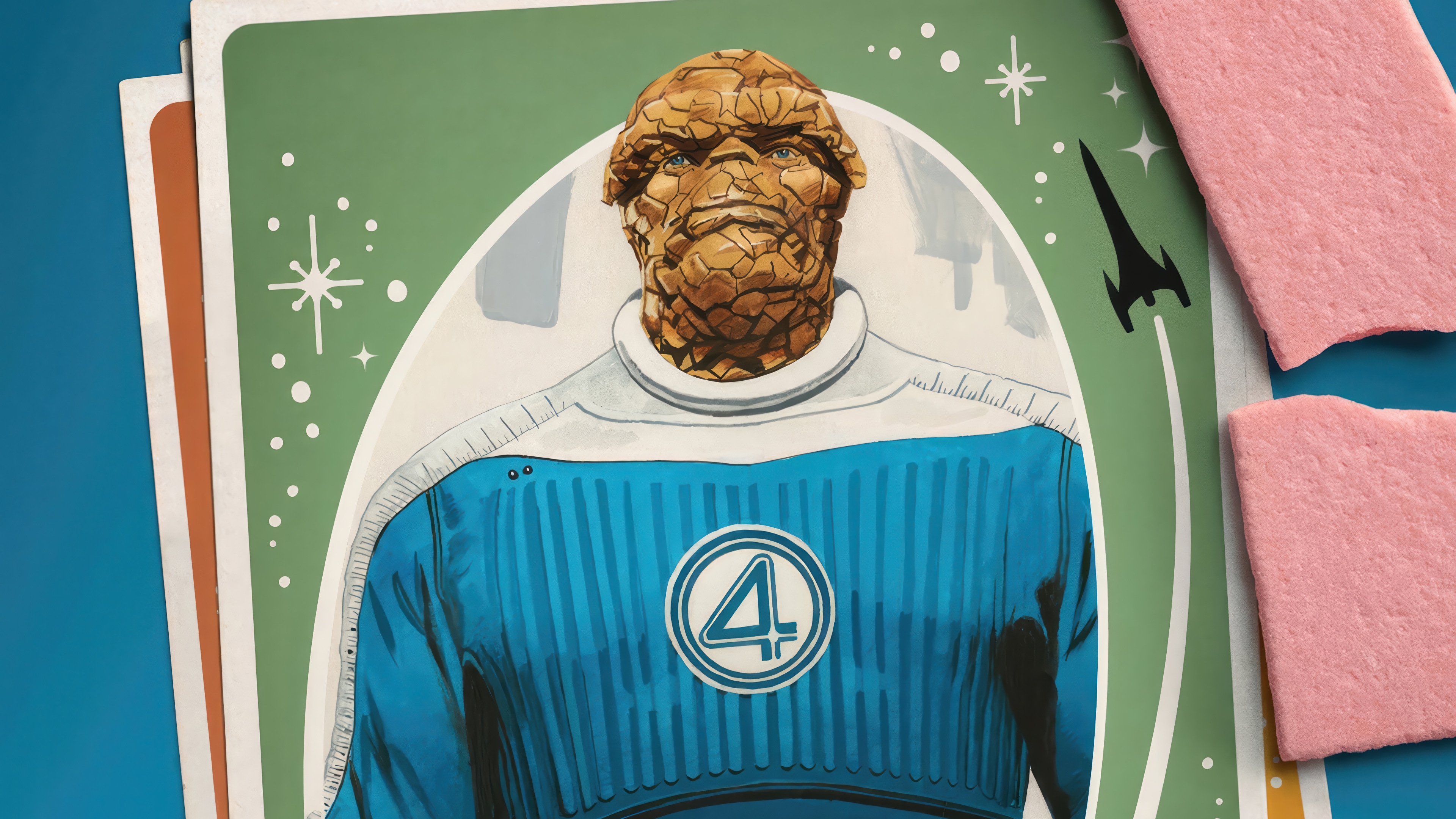 The Thing from The Fantastic Four: First Steps 4K HD Wallpaper