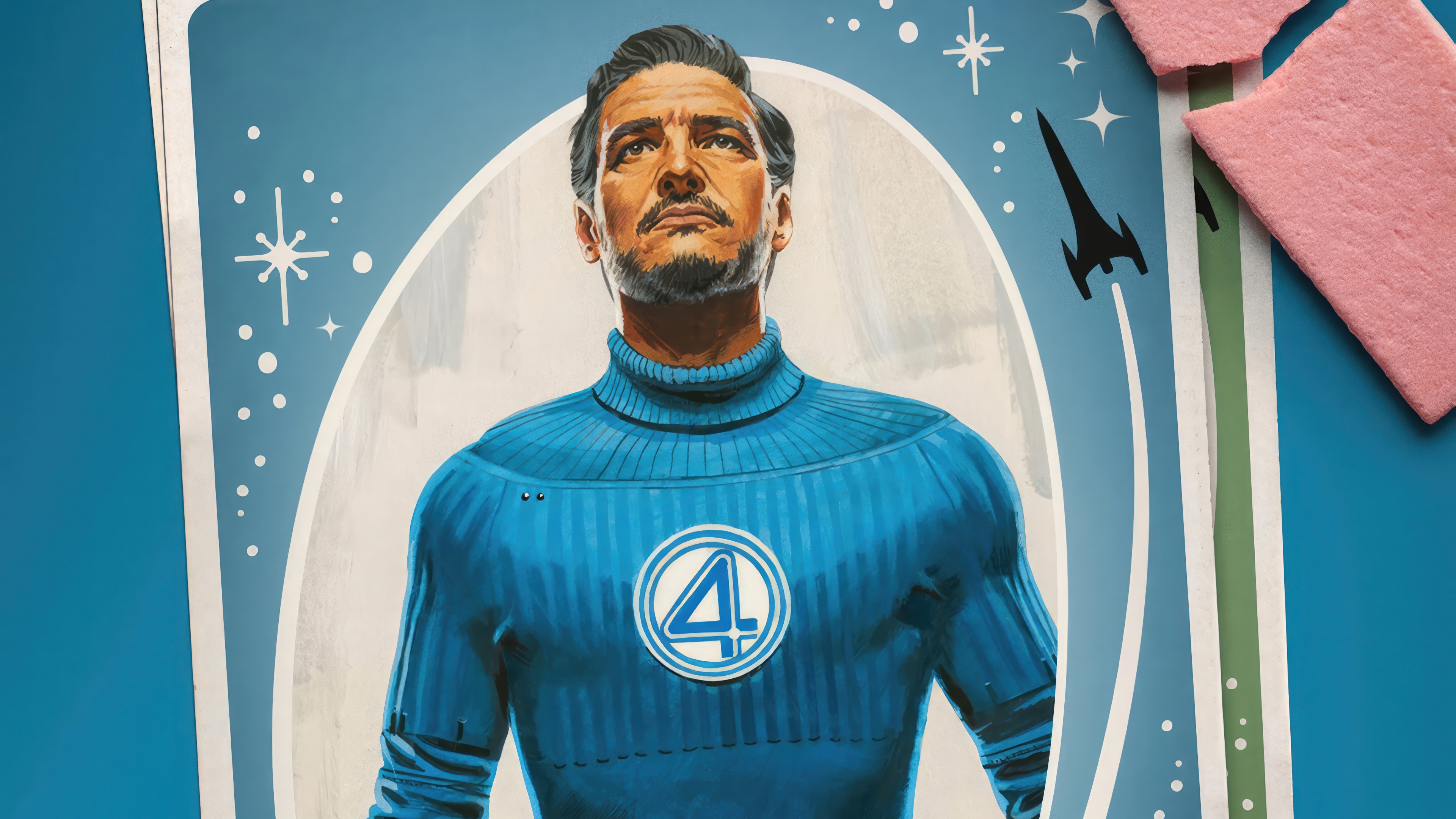 Mister Fantastic from The Fantastic Four: First Steps 4K HD Wallpaper