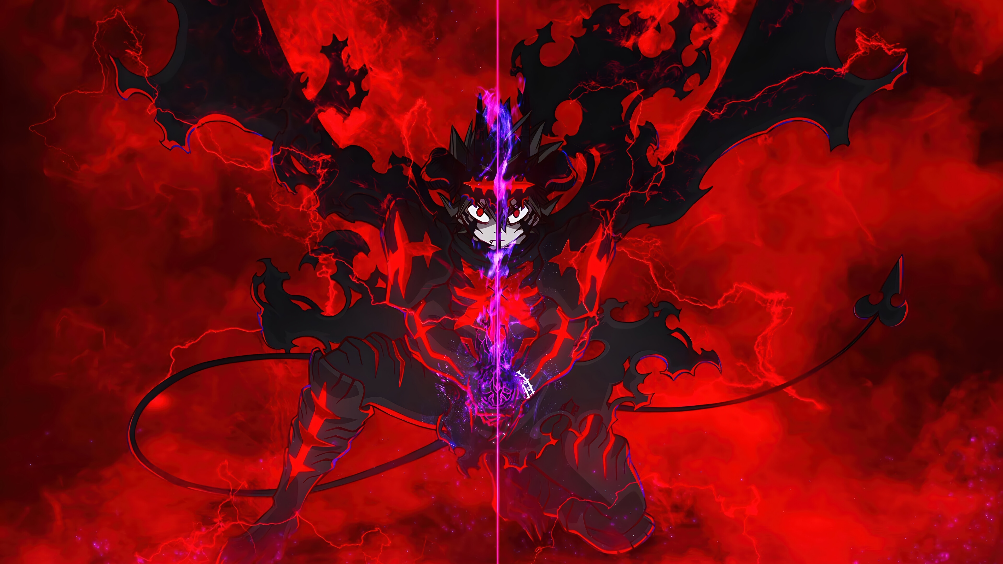 Asta in Black Clover 4K HD Wallpaper